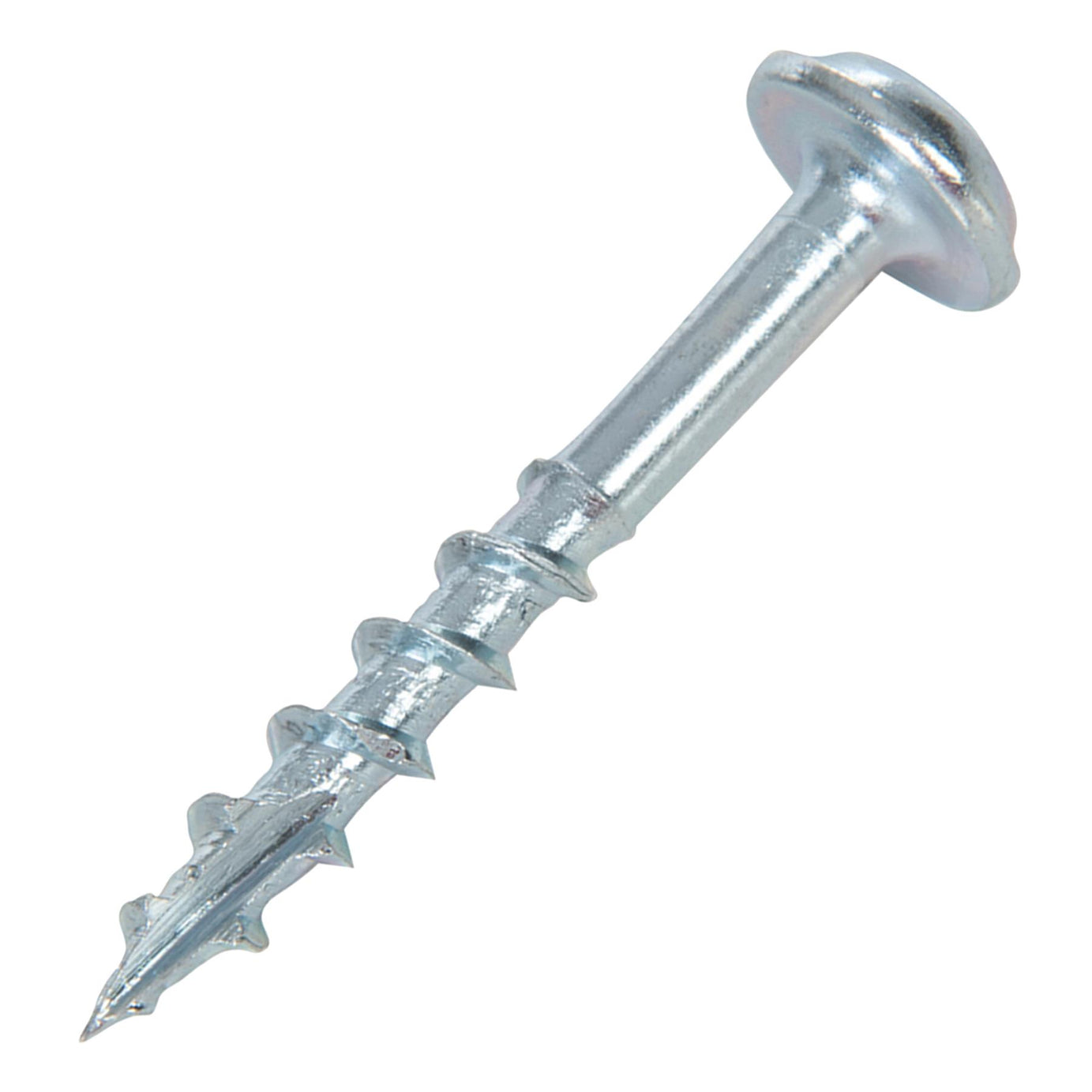 Zinc Pocket-Hole Screws Washer Head Coarse Thread Rust Resistant- 8x1-1/4" 100pk