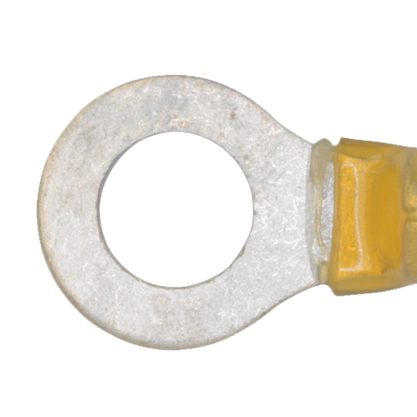 Heat Shrink Ring Terminal 8.4mm Yellow Pack of 25 Sealey
