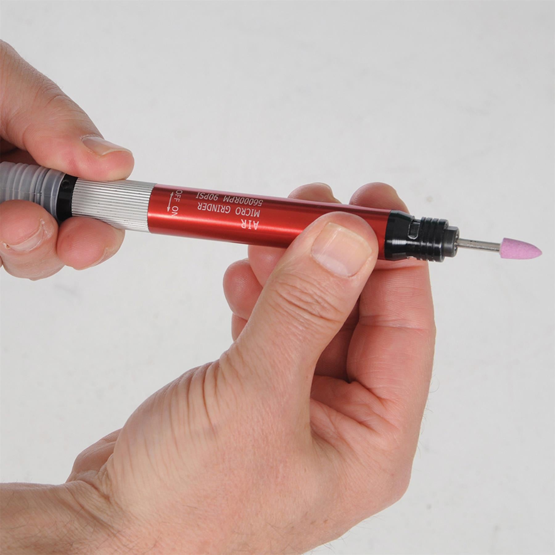 Air Micro Die Grinder Kit Grinding Heads Oiler 90Psi 1.5M Hose- 10 Grinder Heads