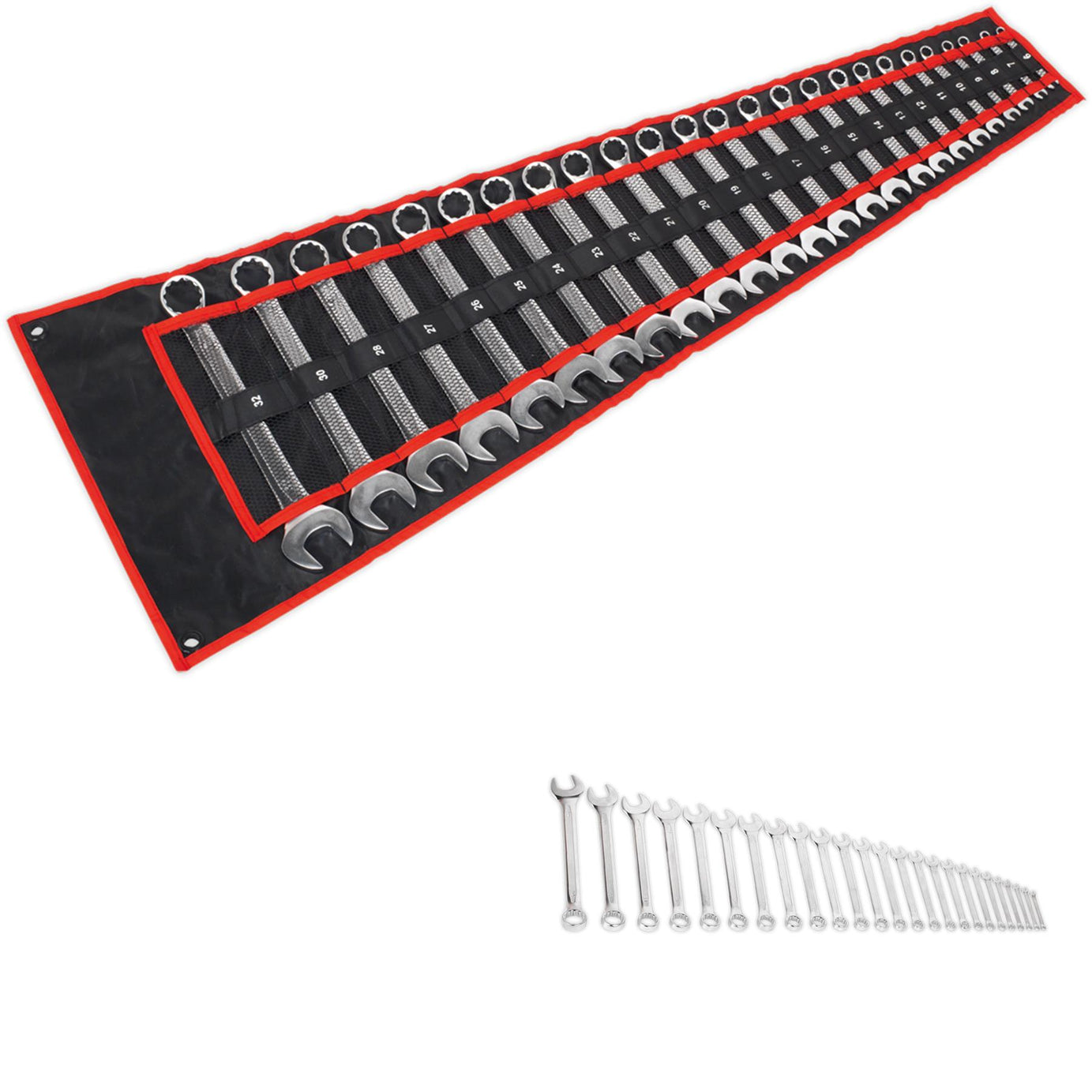 Sealey Combination Spanner Set 25pc Metric