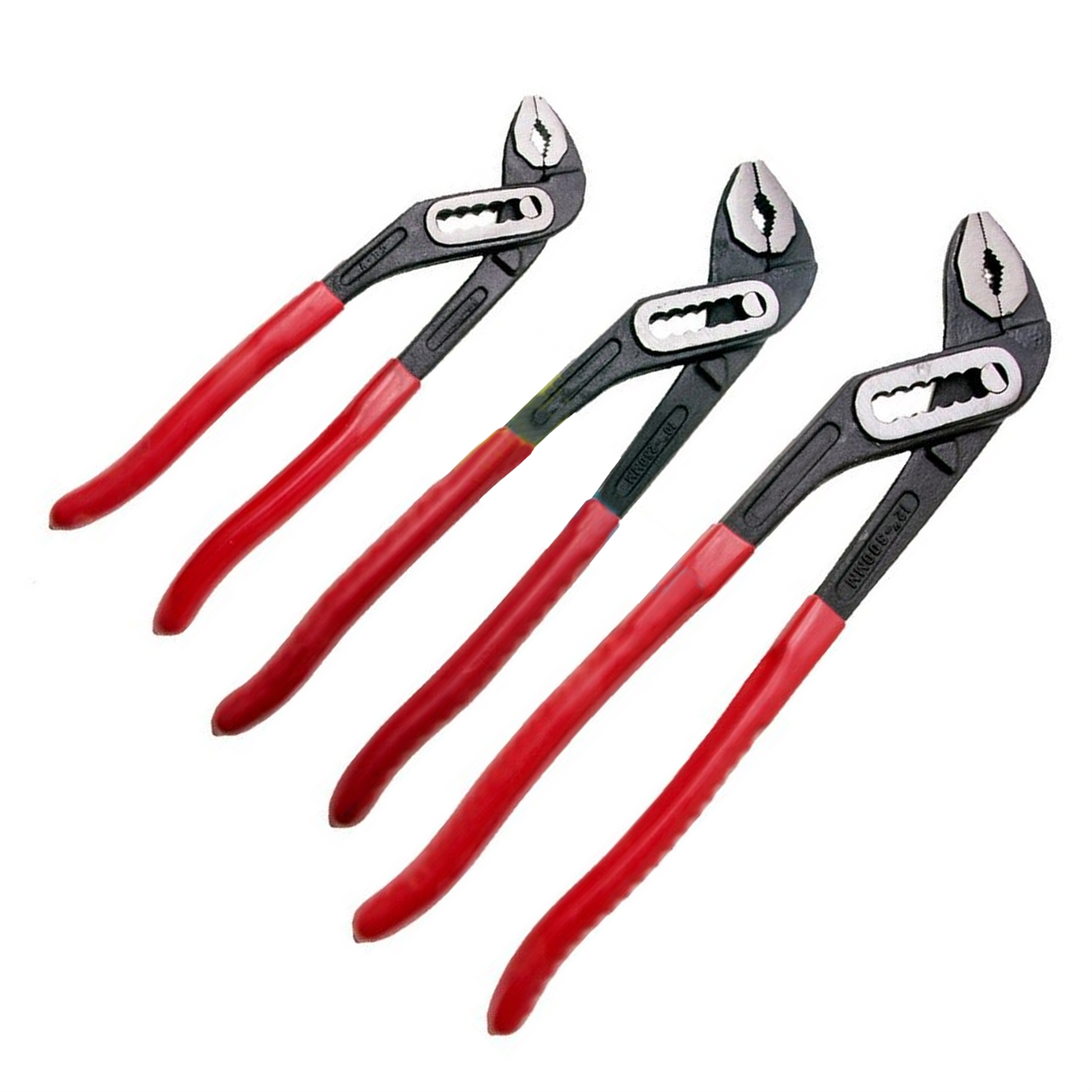 Box Joint Water Pump Pliers Set Corrosion-Resistant 3Pc 180-300mm/7"-12"