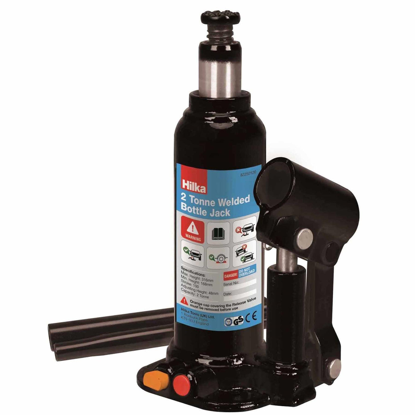 Hilka 2 Tonne Bottle Jack