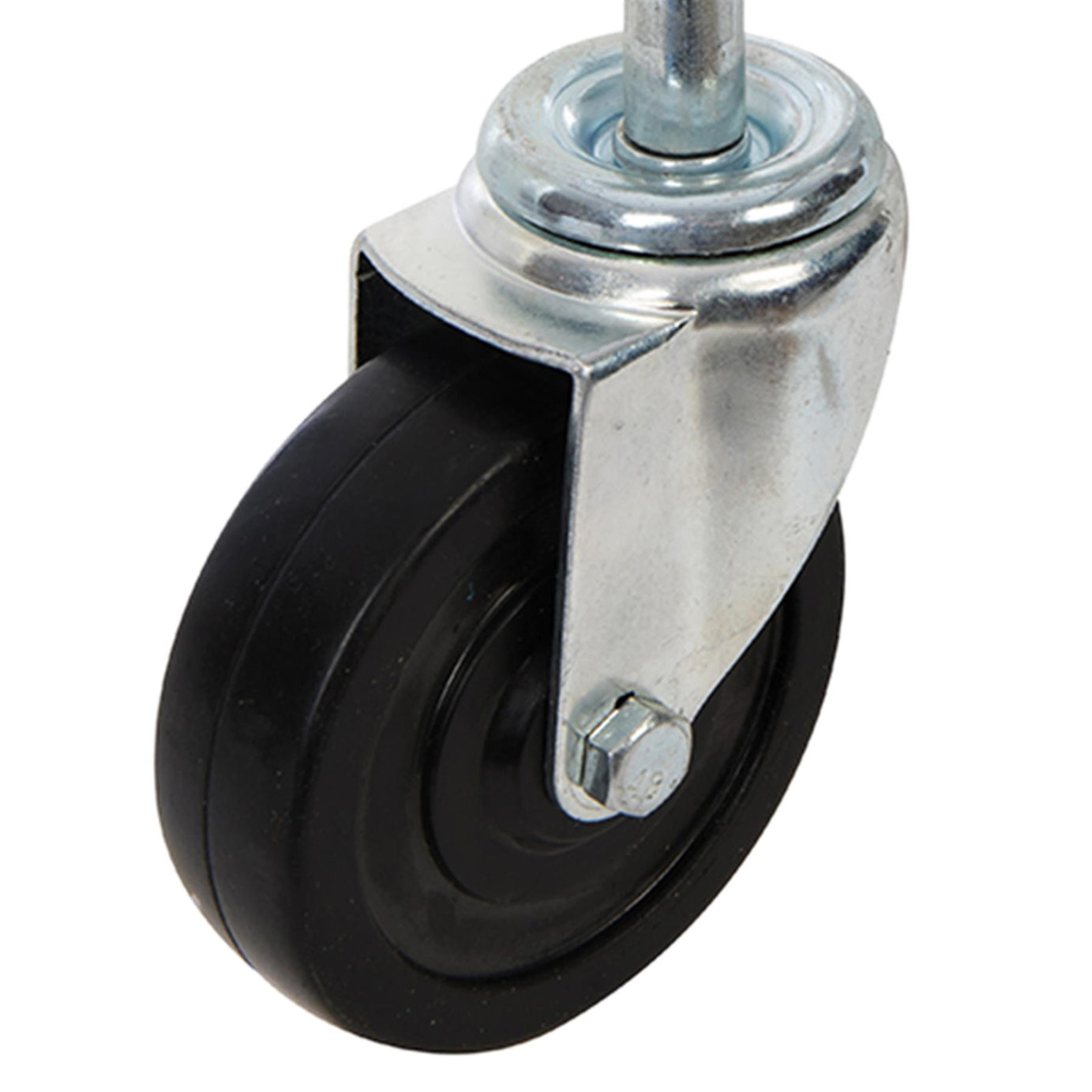 Spring Loaded Gate Jockey Wheel Swivel Castor 100mm (4") Diameter for up to 57kg
