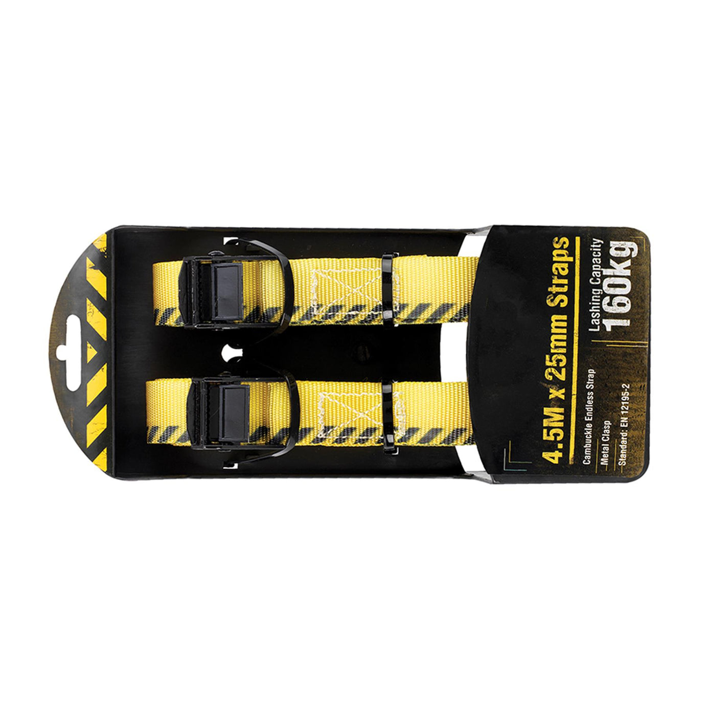 Van Vault Endless Strap 2pk 4.5m x 25mm Black Metal Clasp