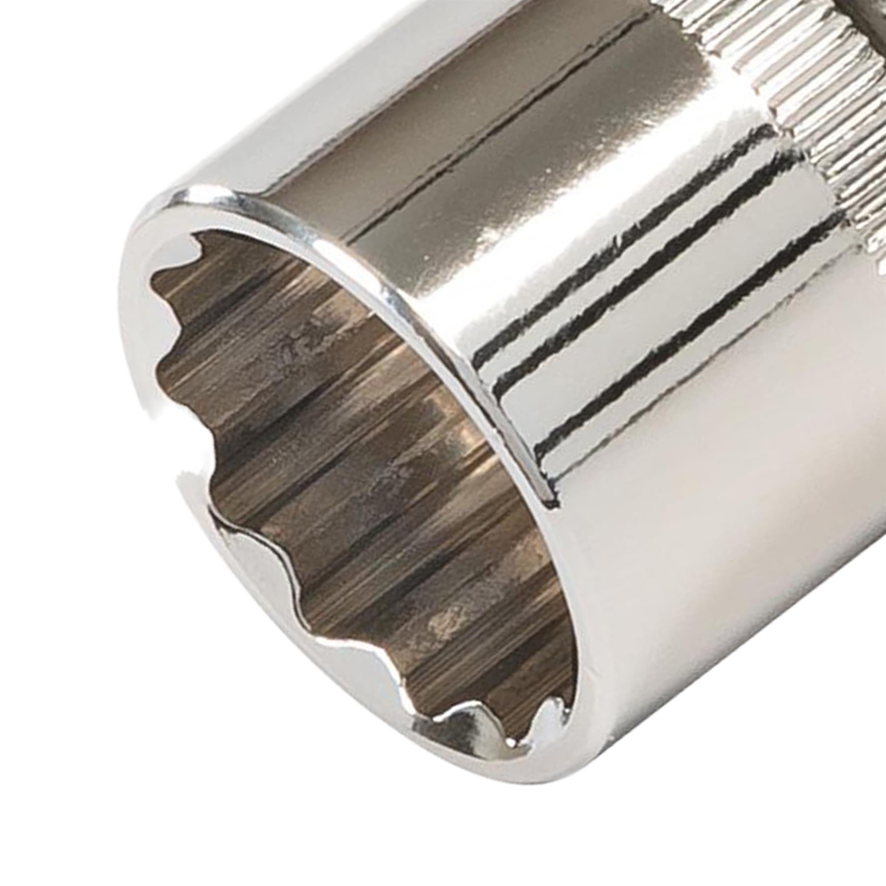 Socket 1/2" Drive 12pt Metric 12 Point Bi Hex Corrosion Resistant Socket 19mm