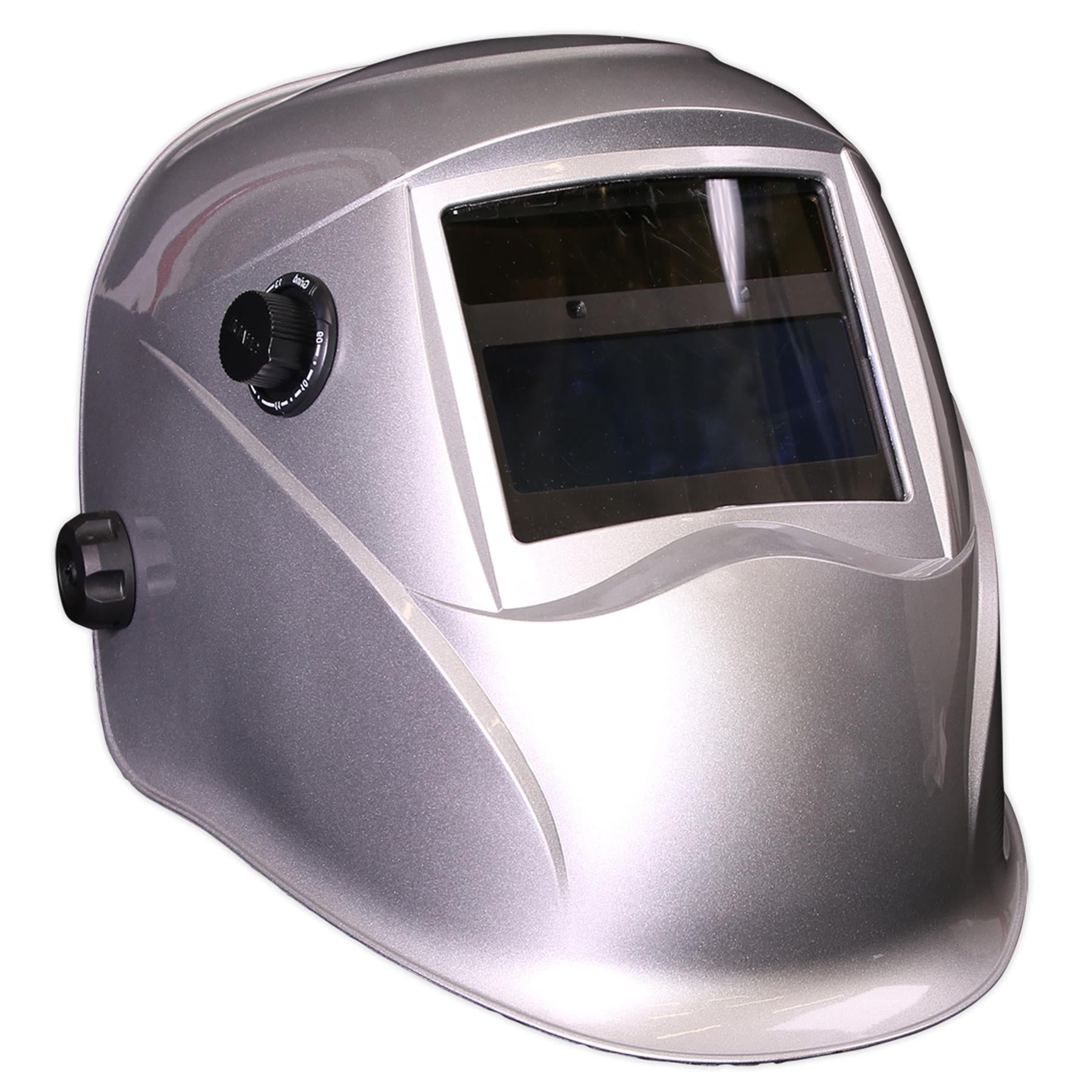 Sealey Welding Helmet Auto Darkening - Shade 9-13 - Silver