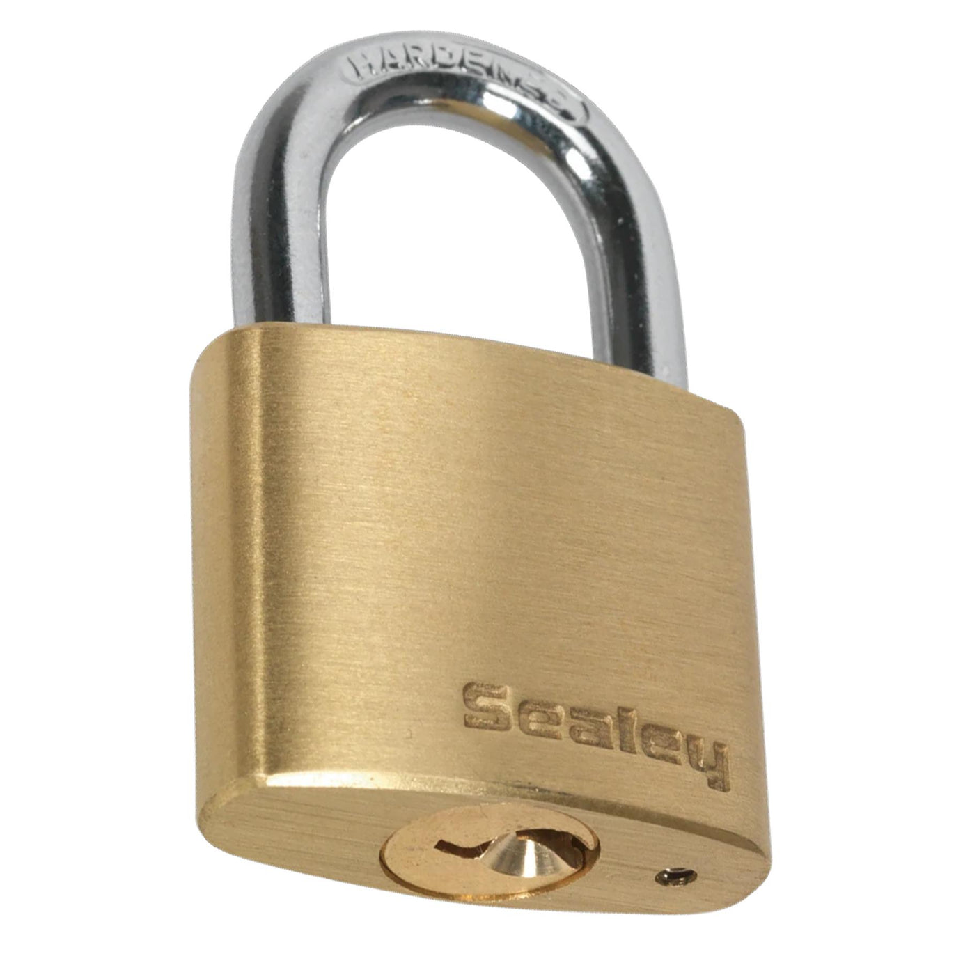 Sealey Brass Body Padlock 30mm Hardened steel