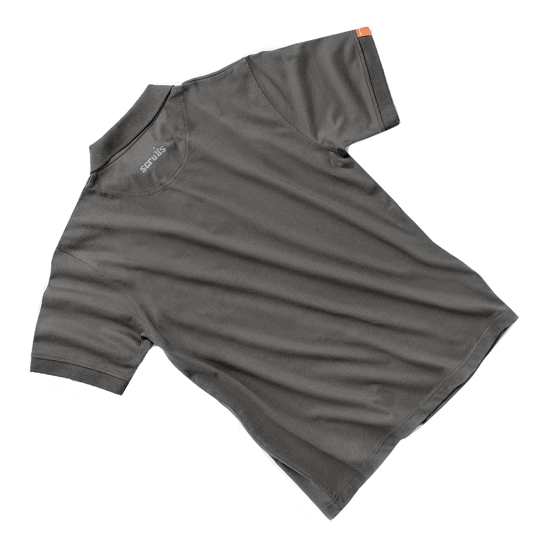Scruffs Eco Worker Polo Shirt Mens Work Polo Graphite M