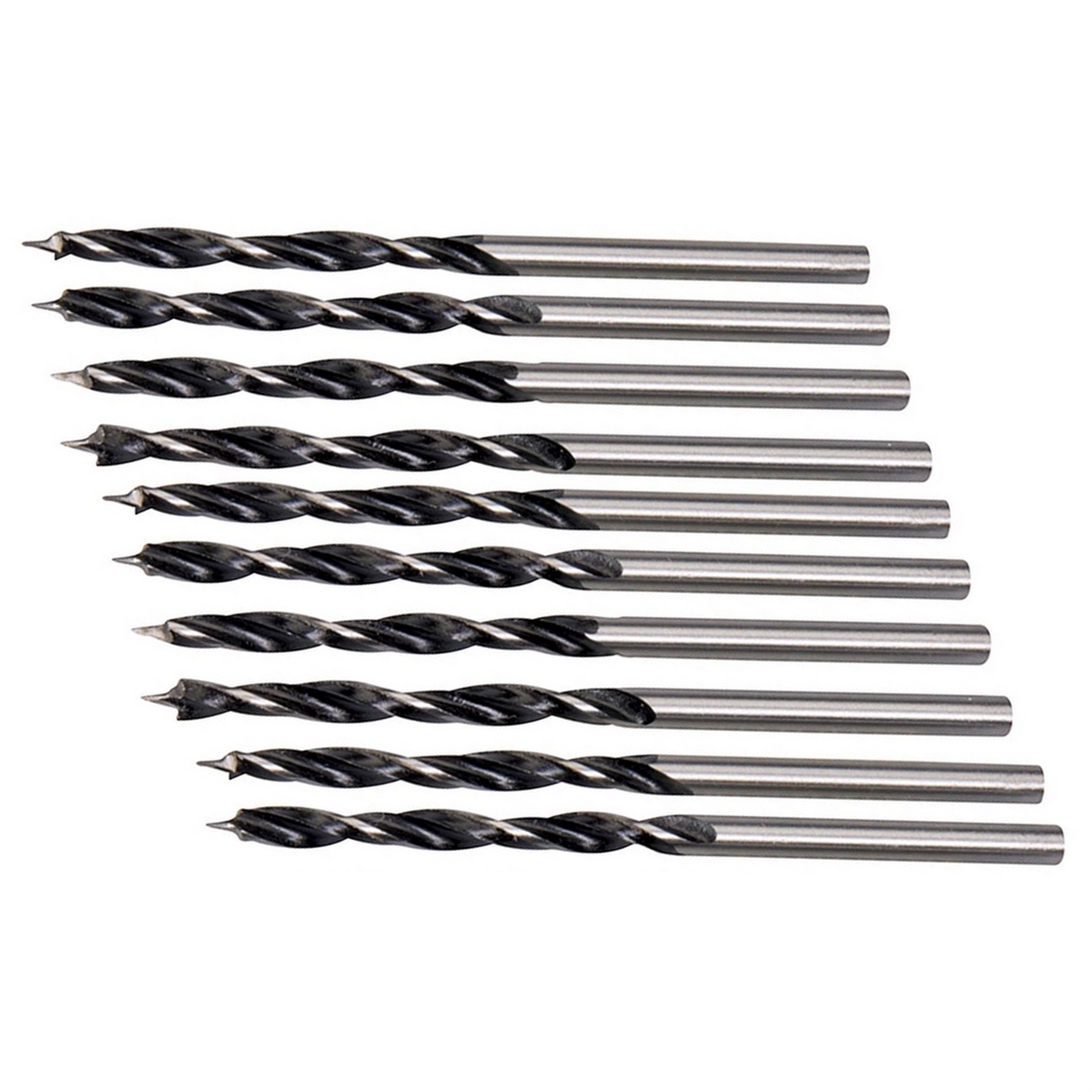 10-Pack Lip & Spur Drill Bits 