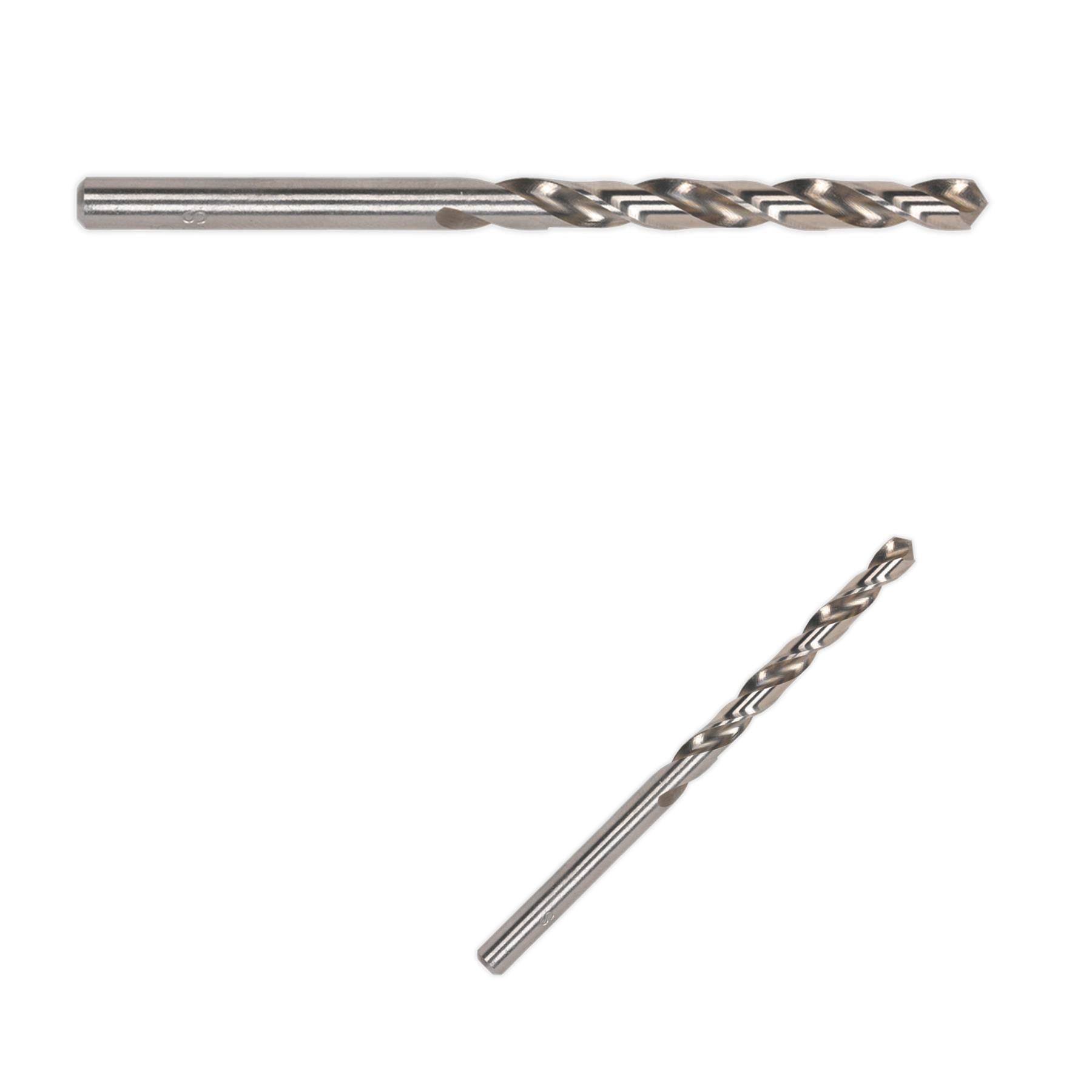 Sealey HSS Fully Ground Drill Bit Ø3.5mm Pack of 10