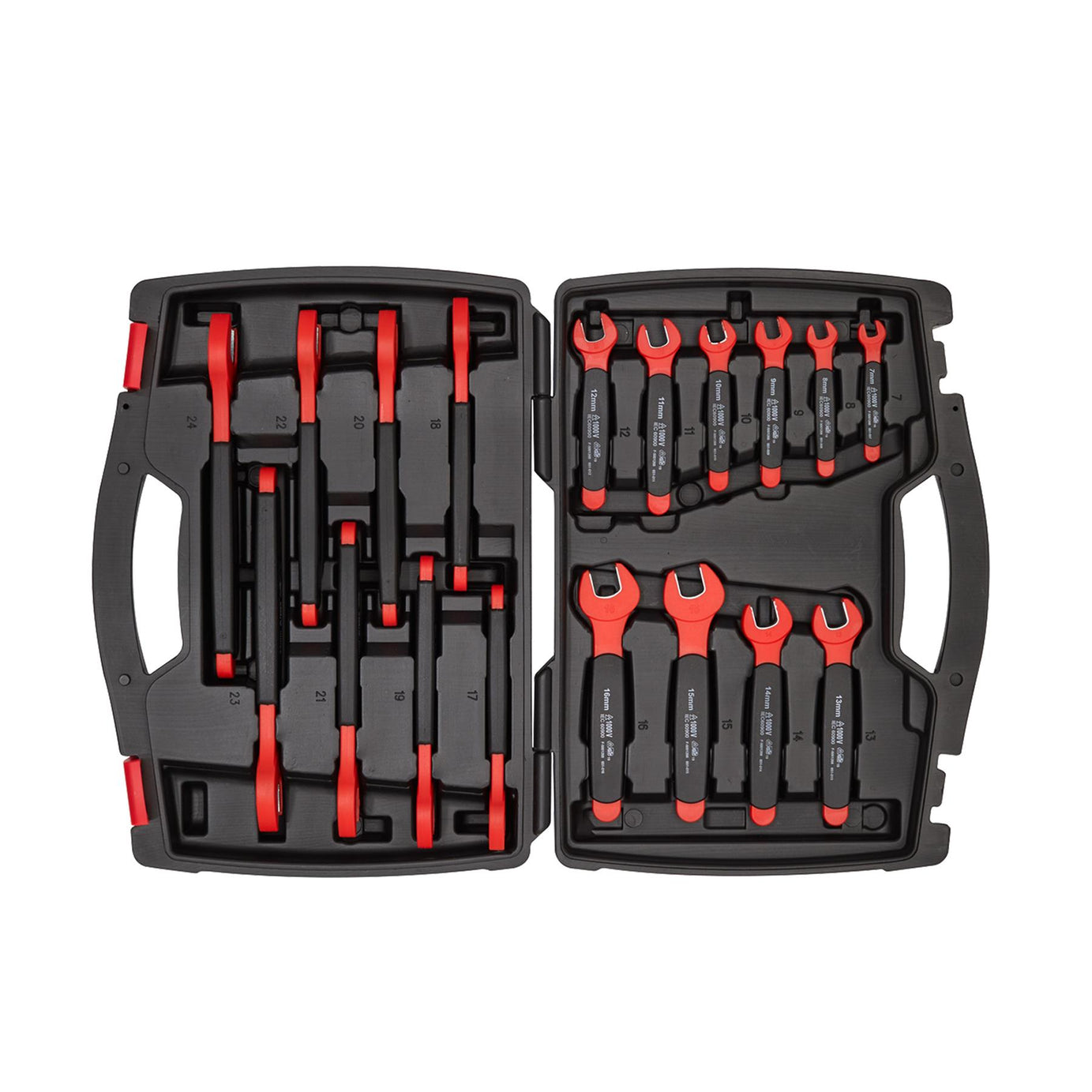 Sealey Insulated Open-End Spanner Set 18pc VDE Approved