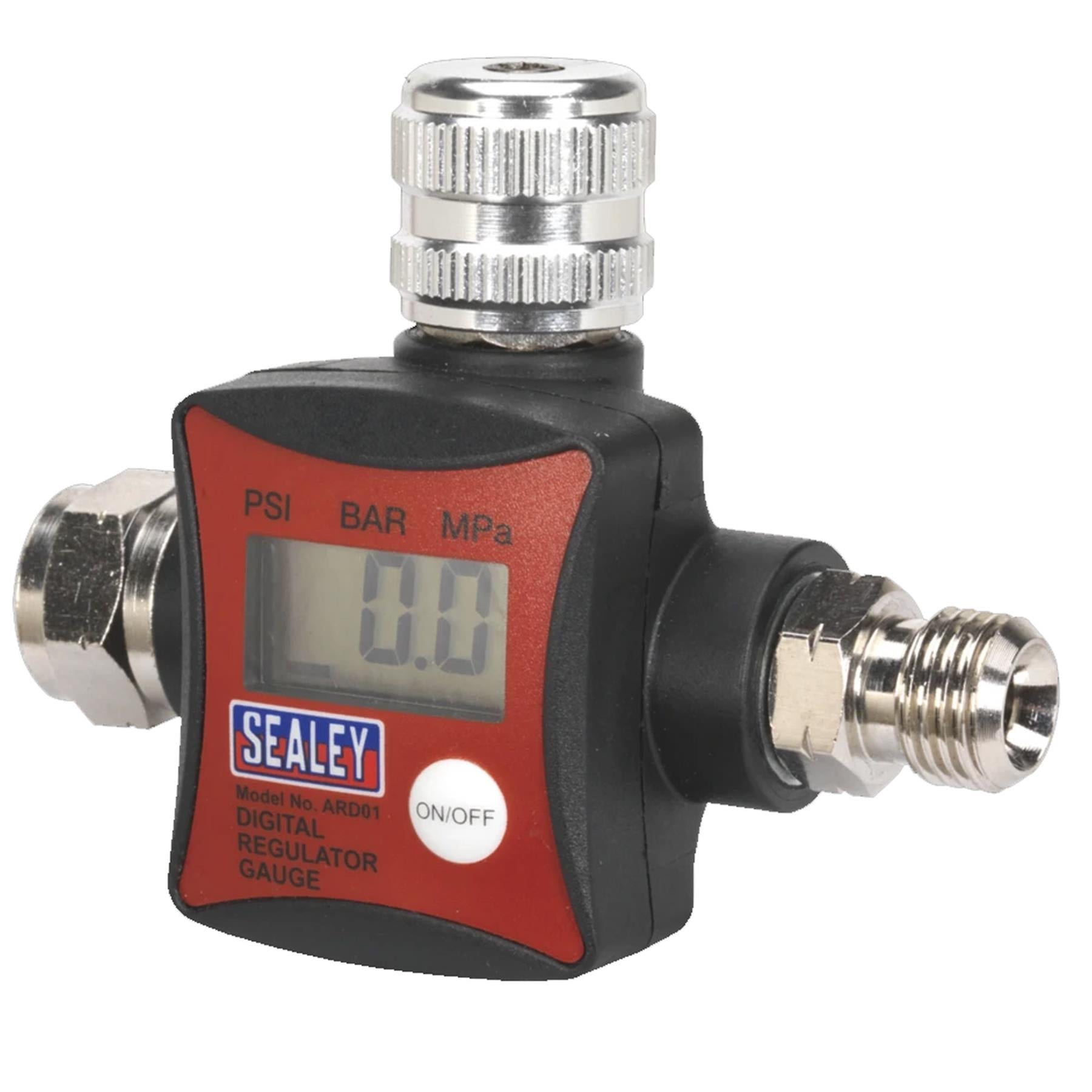 Sealey On-Gun Digital Pressure Regulator/Gauge