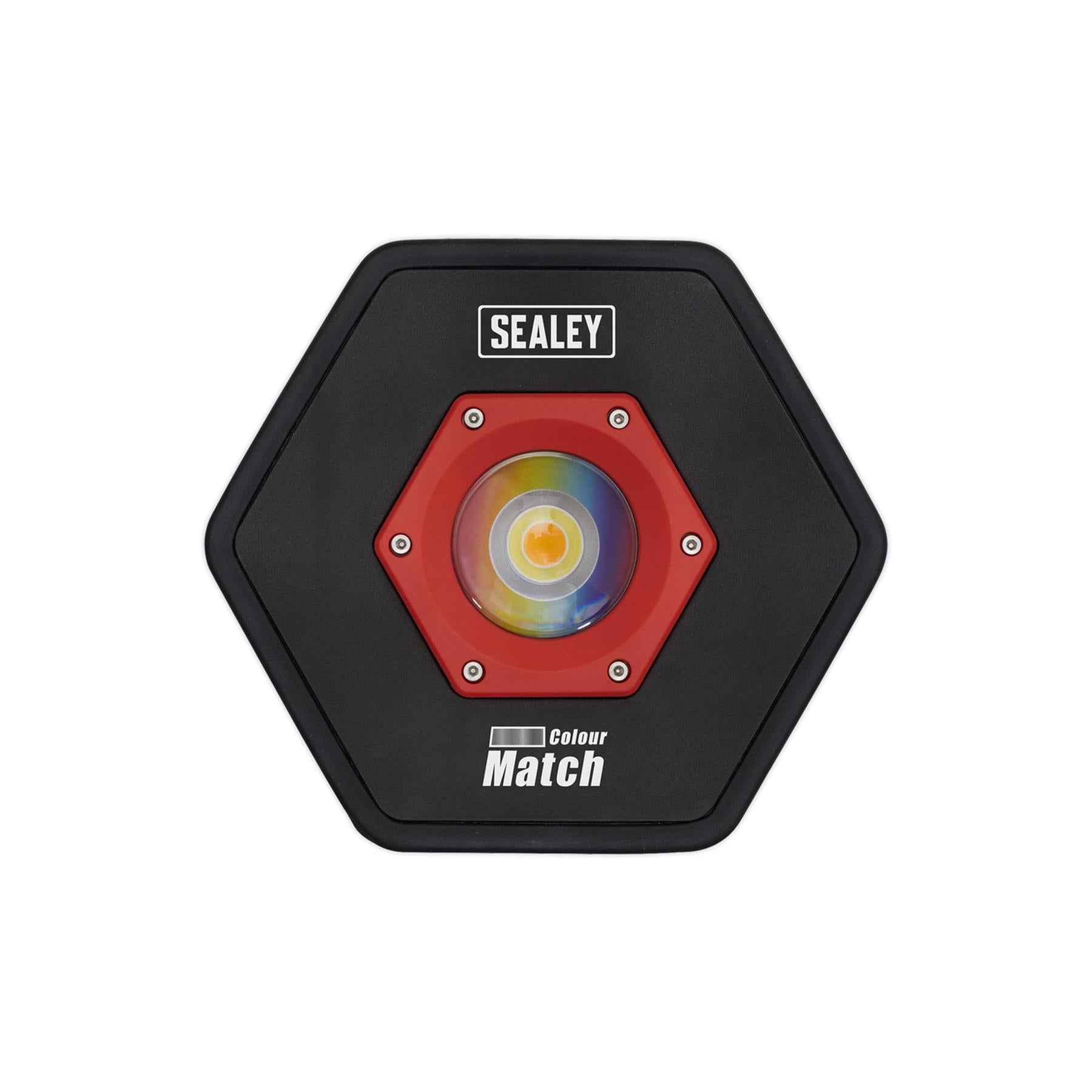 Sealey R/Charge Floodlight 20W COB LED Lithium-ion Colour Matching