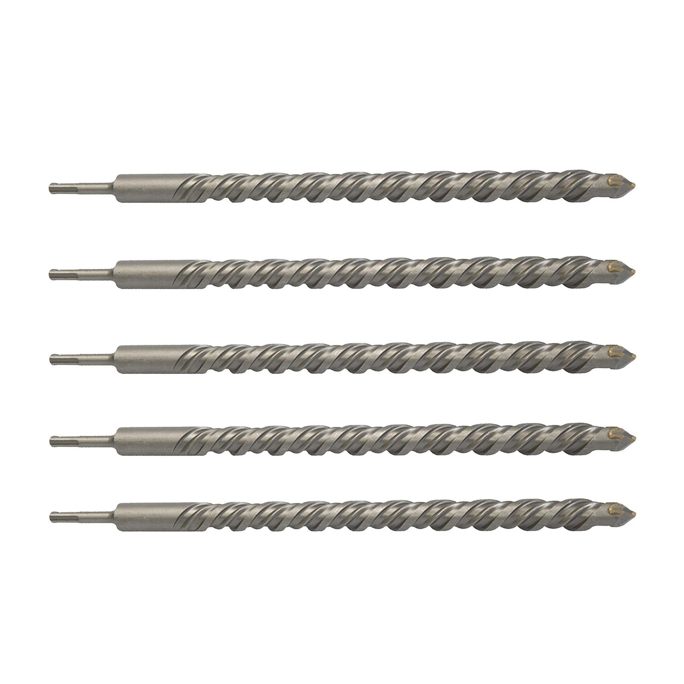 5 x SDS+ PLUS MASONRY DRILL BIT 28 x 460mm, TUNGSTEN CARBIDE TIP, FOR STONE CONCRETE BRICK