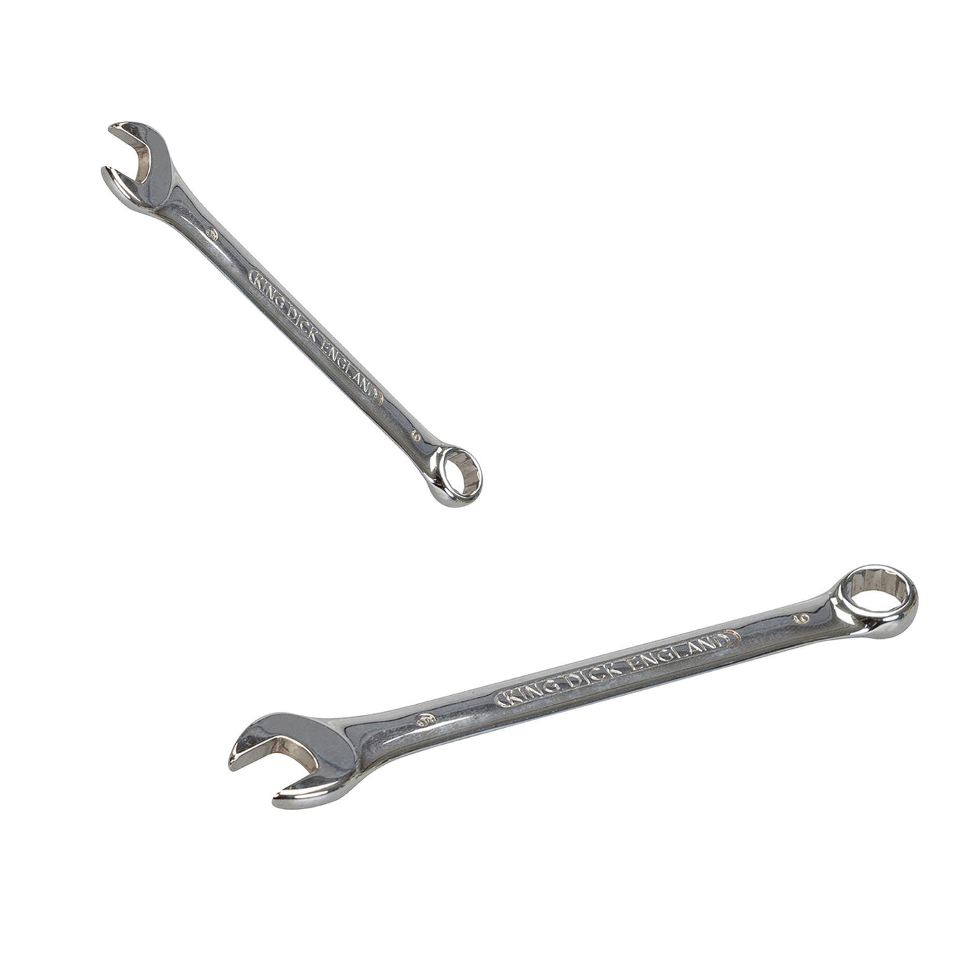 King Dick metric 9 MM polished chrome combination spanner wrenches spanners