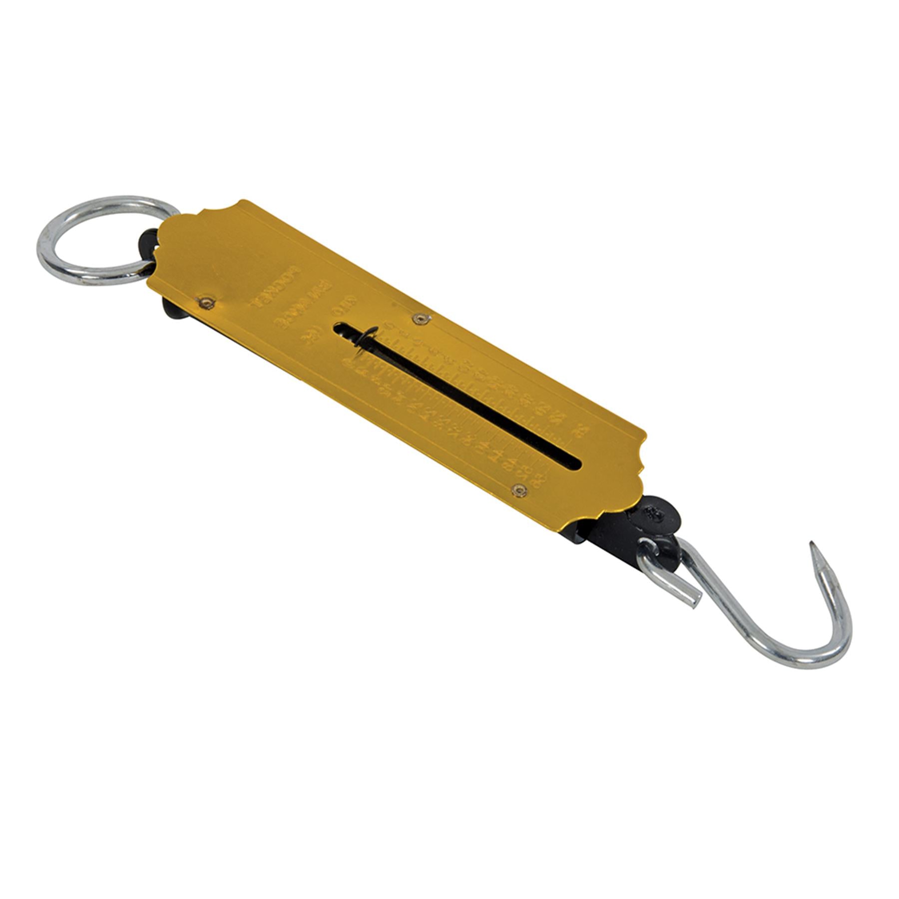 Steel Spring Balance 25Kg Weigh Luggage Travel Farming Fishing Building Use