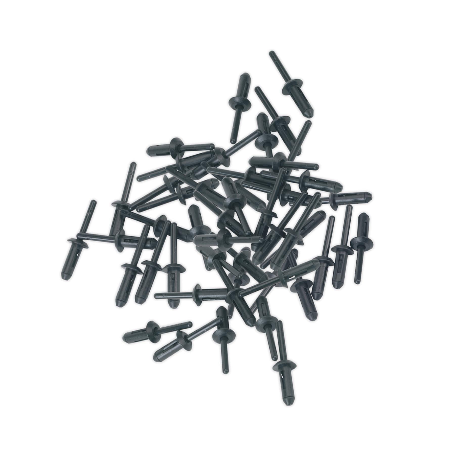 Sealey Plastic Rivet Ø5 x 15.8mm Pack of 50