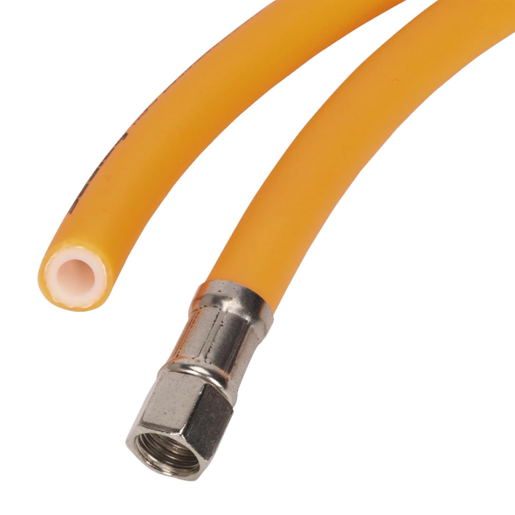 Sealey Air Hose 5m x �10mm Hybrid High-Visibility 1/4"BSP Unions