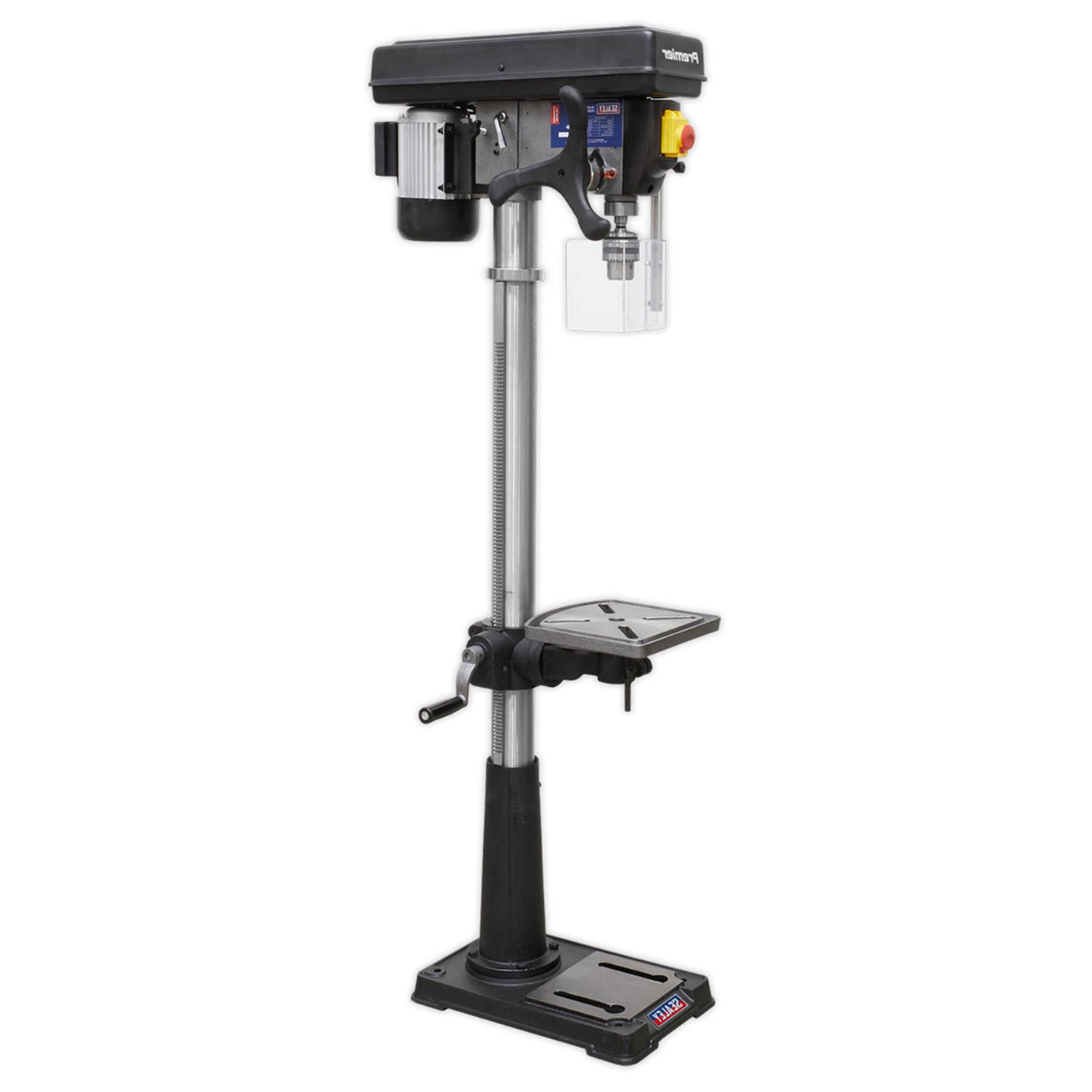 Sealey Pillar Drill Floor 16-Speed 1610mm Height 230V Garage Workshop DIY