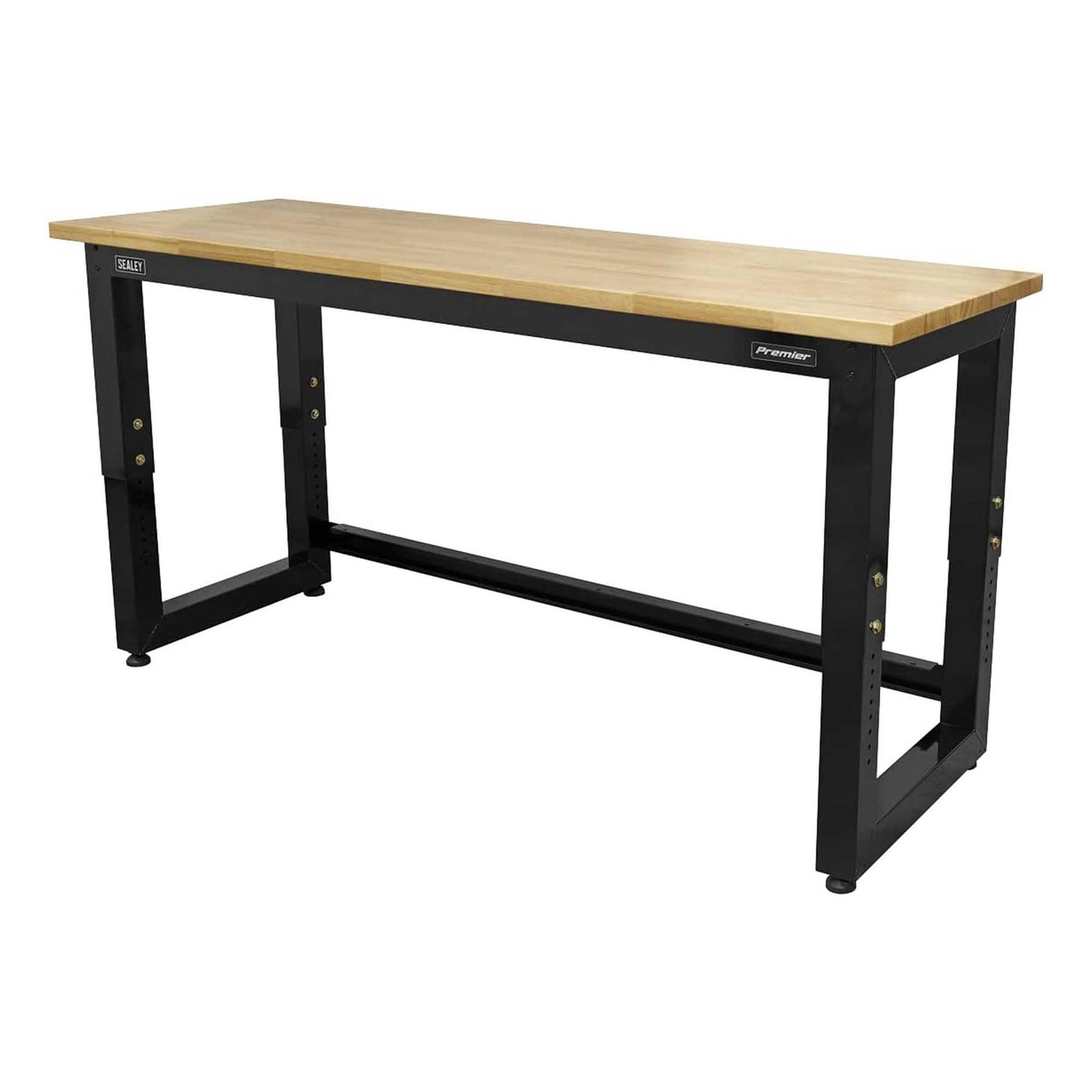 Sealey Steel Adjustable Workbench with Stainless Steel Worktop 1830mm - Heavy-Duty