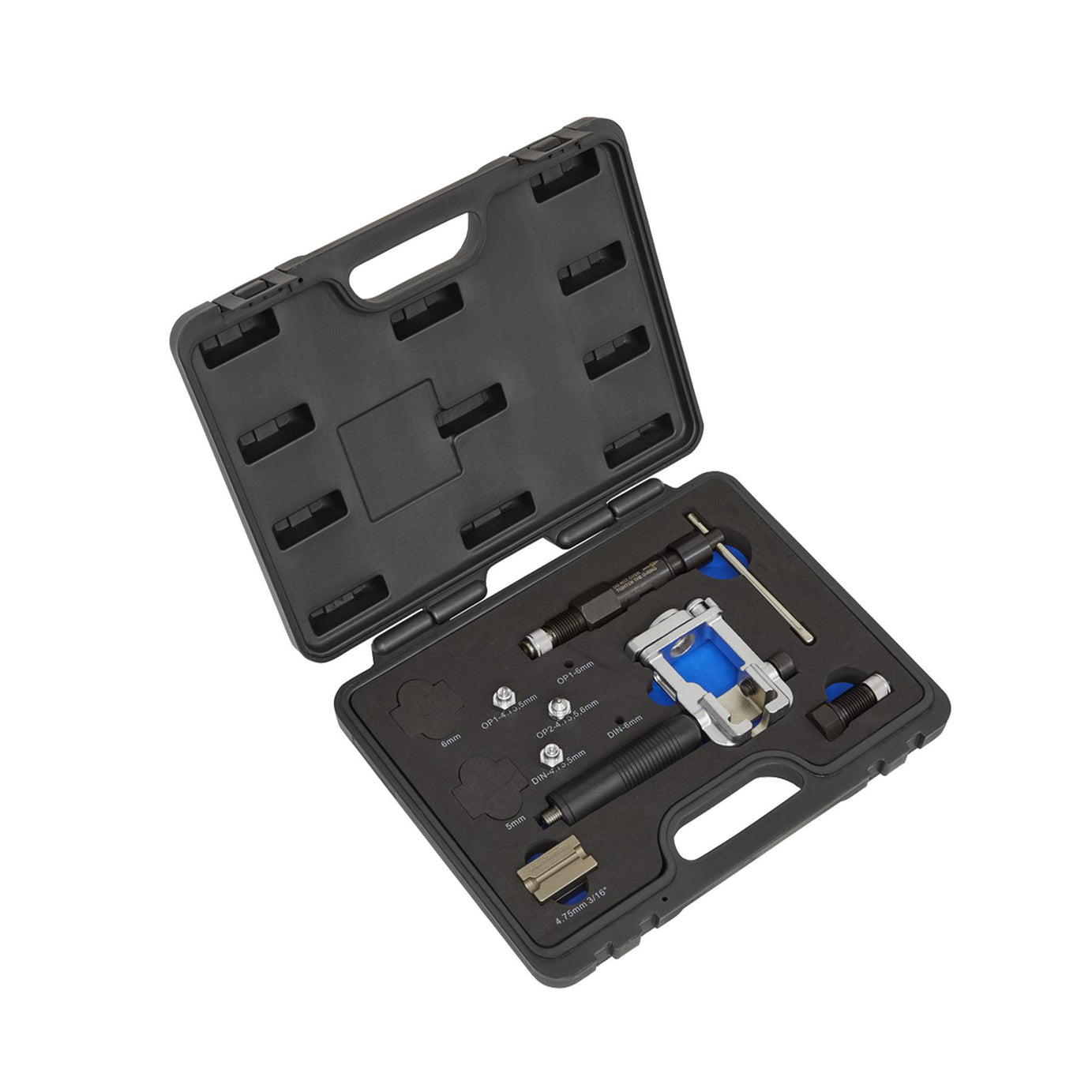 Sealey On-Vehicle Hydraulic Brake Pipe Flaring Tool Set Storage Case