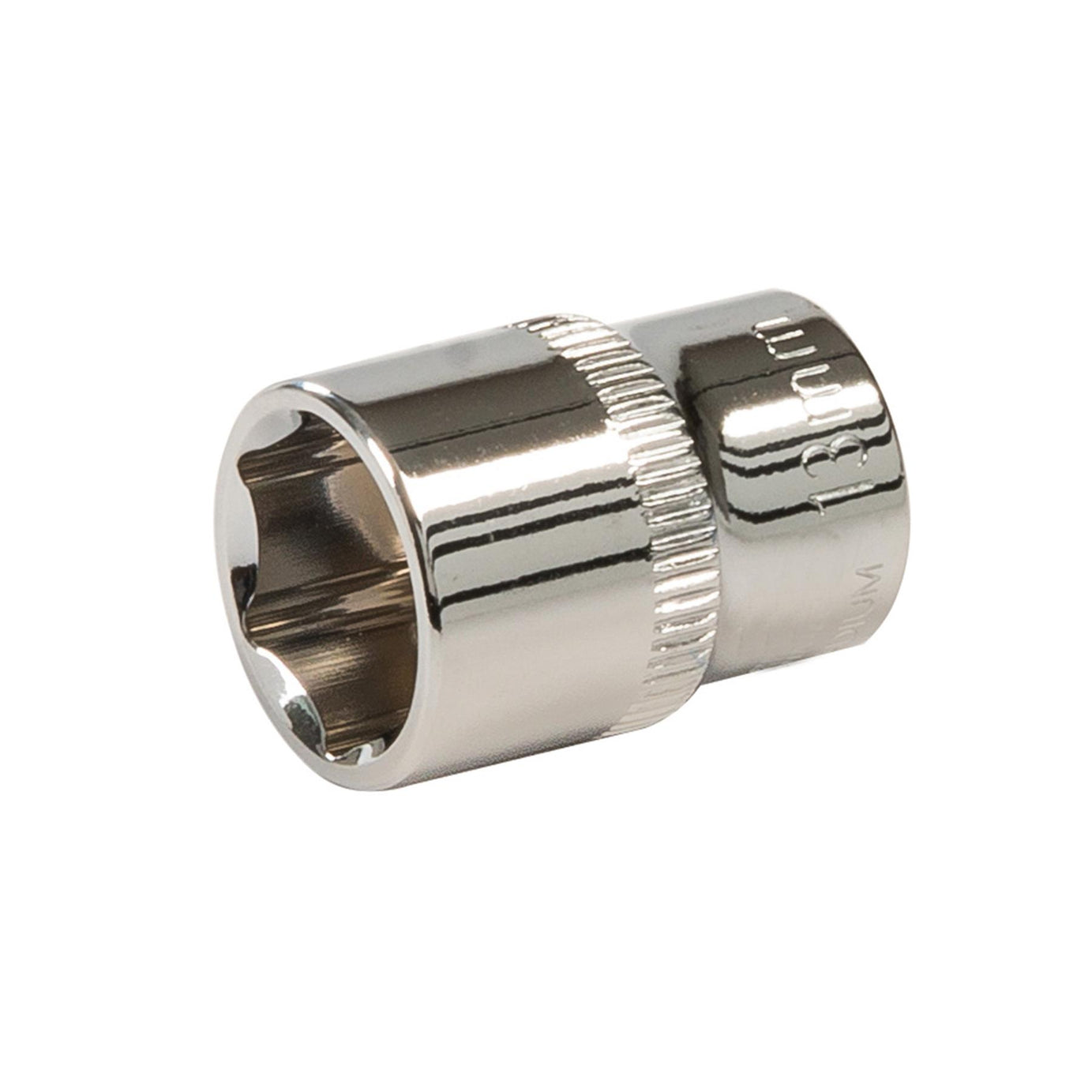 Quality Socket 1/4" Drive Metric Hex Square 13mm Individual Hex Polished Crv