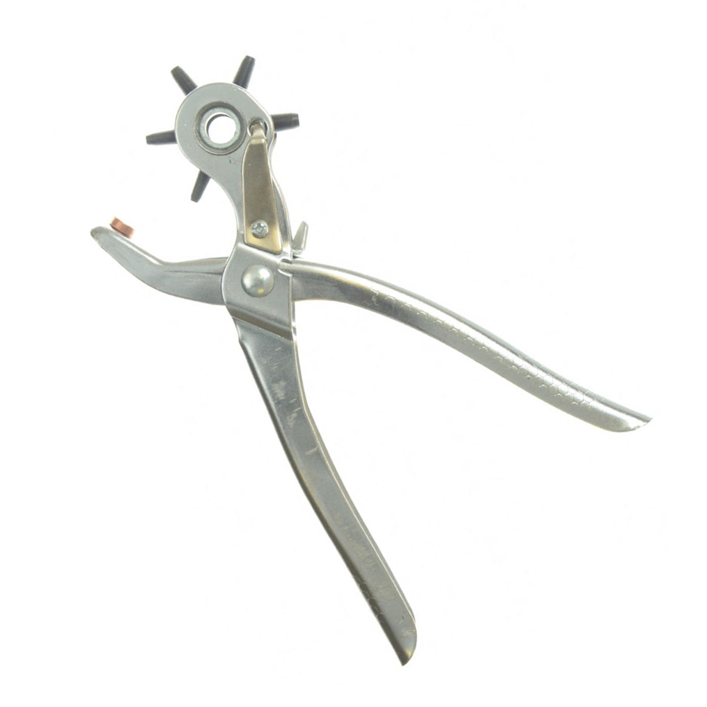 BlueSpot 200mm (8") Leather Punch Plier Multi Punch Sizes 2-4.8mm Heavy Duty