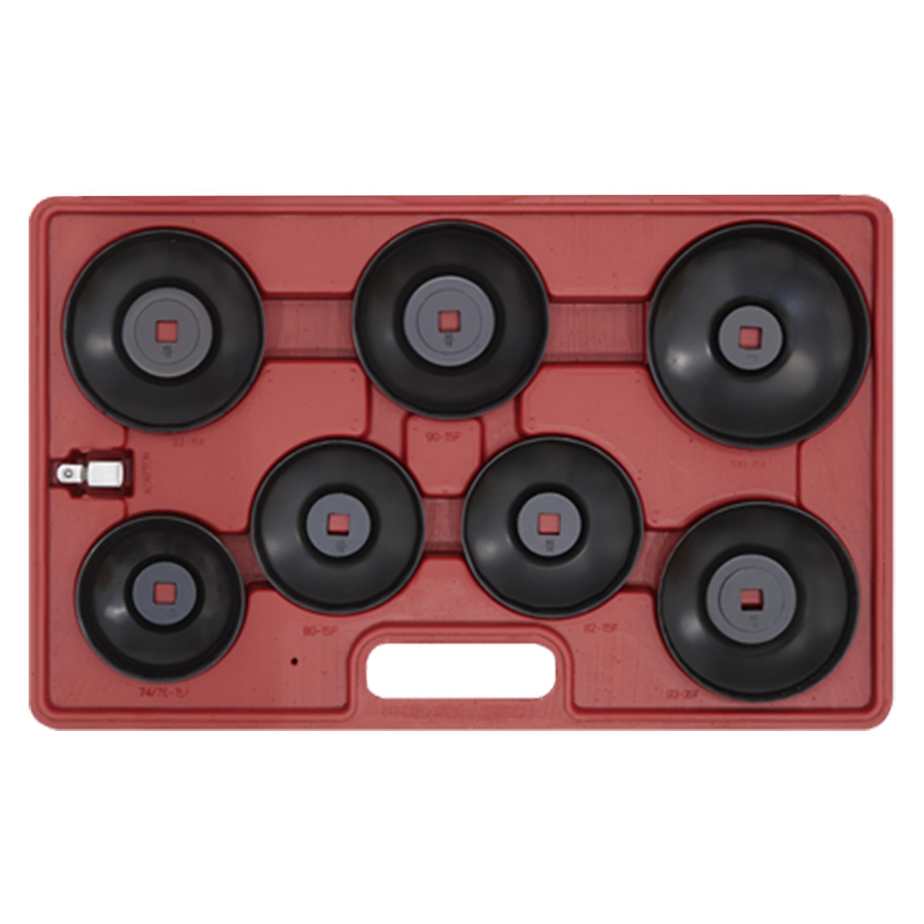 Sealey Oil Filter Cap Wrench Set 15pc