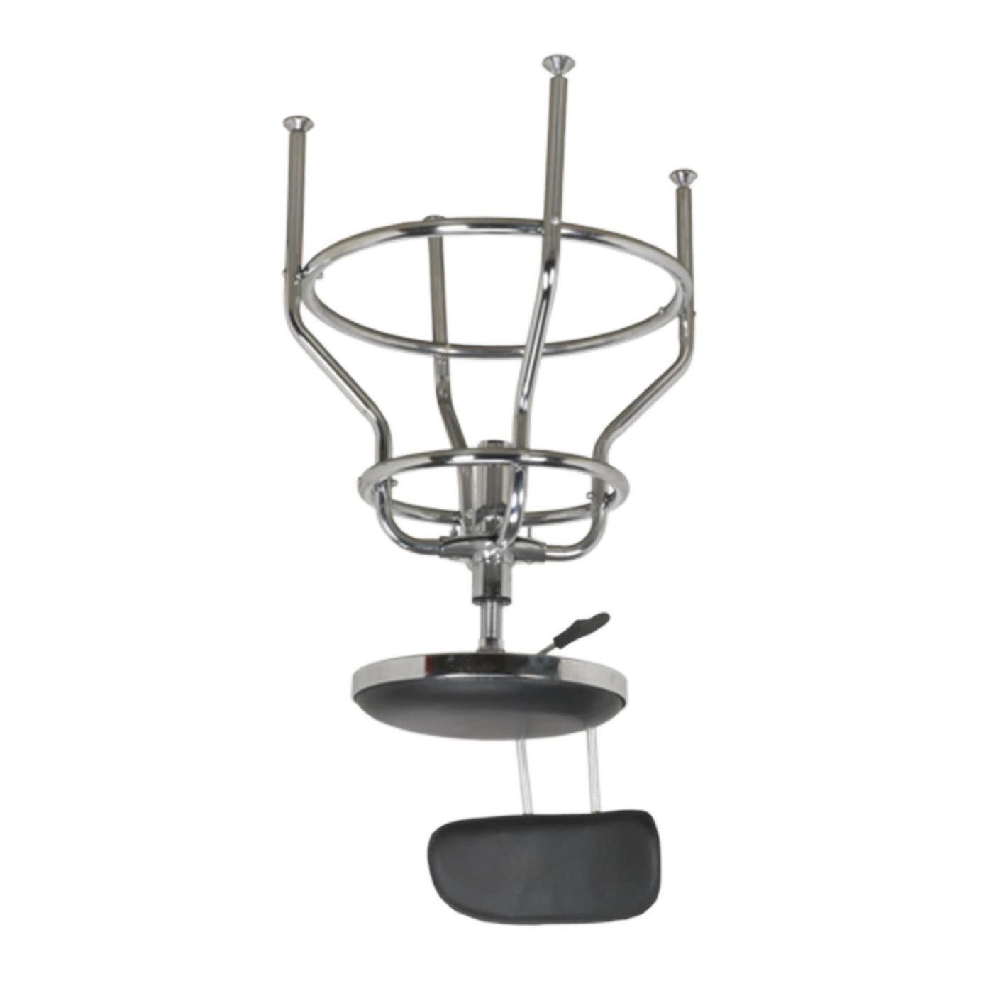 Sealey Workshop Stool Pneumatic Adj Height Swivel Seat & Back Rest