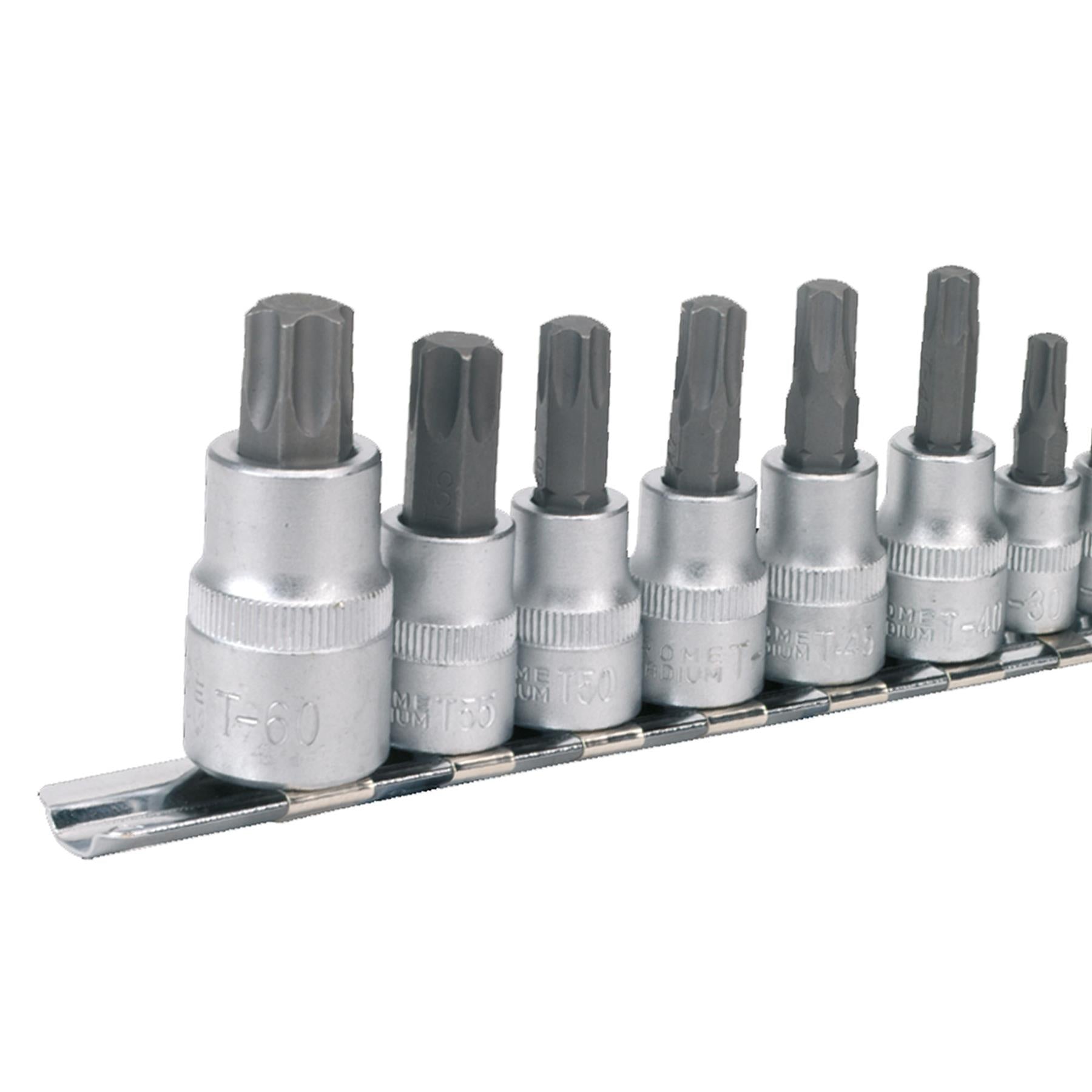 Sealey TRX-Star* Socket Bit Set 12pc 1/4", 3/8" & 1/2"Sq Drive