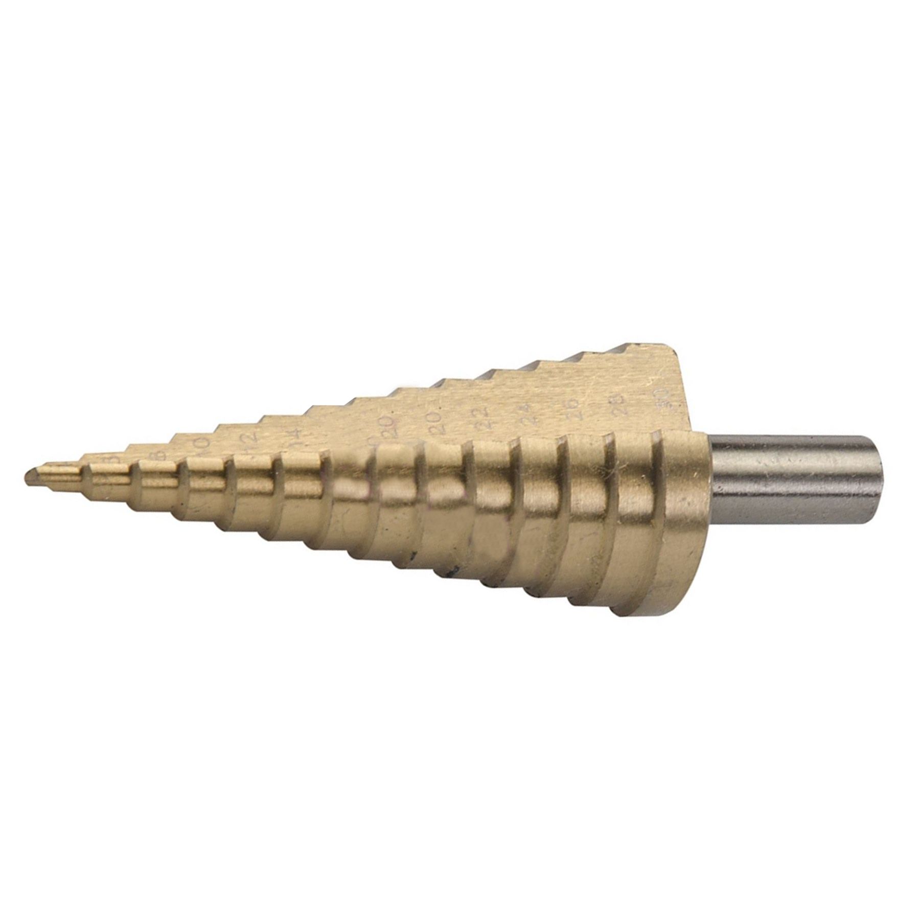 Titanium-Plated Hss Step Drill Bit 4mm - 30mm DIY Tools Produces Accurate Holes