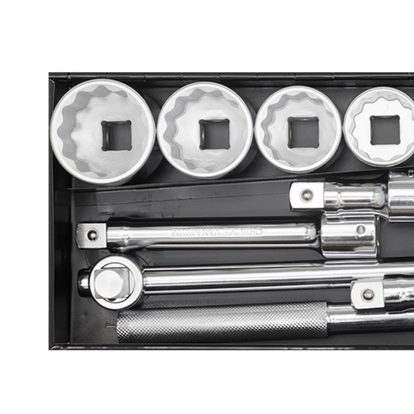 Sealey Socket Set 22pc 3/4"Sq Drive 12-point WallDrive Chrome Vanadium Steel