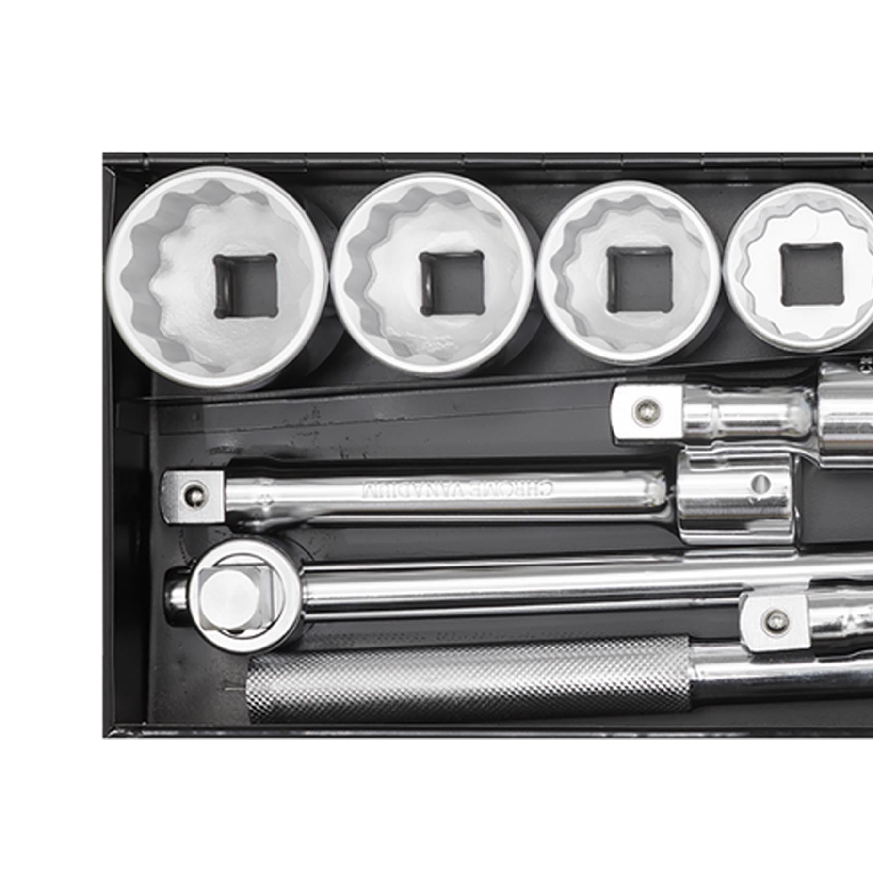 Sealey Socket Set 22pc 3/4"Sq Drive 12-point WallDrive Chrome Vanadium Steel