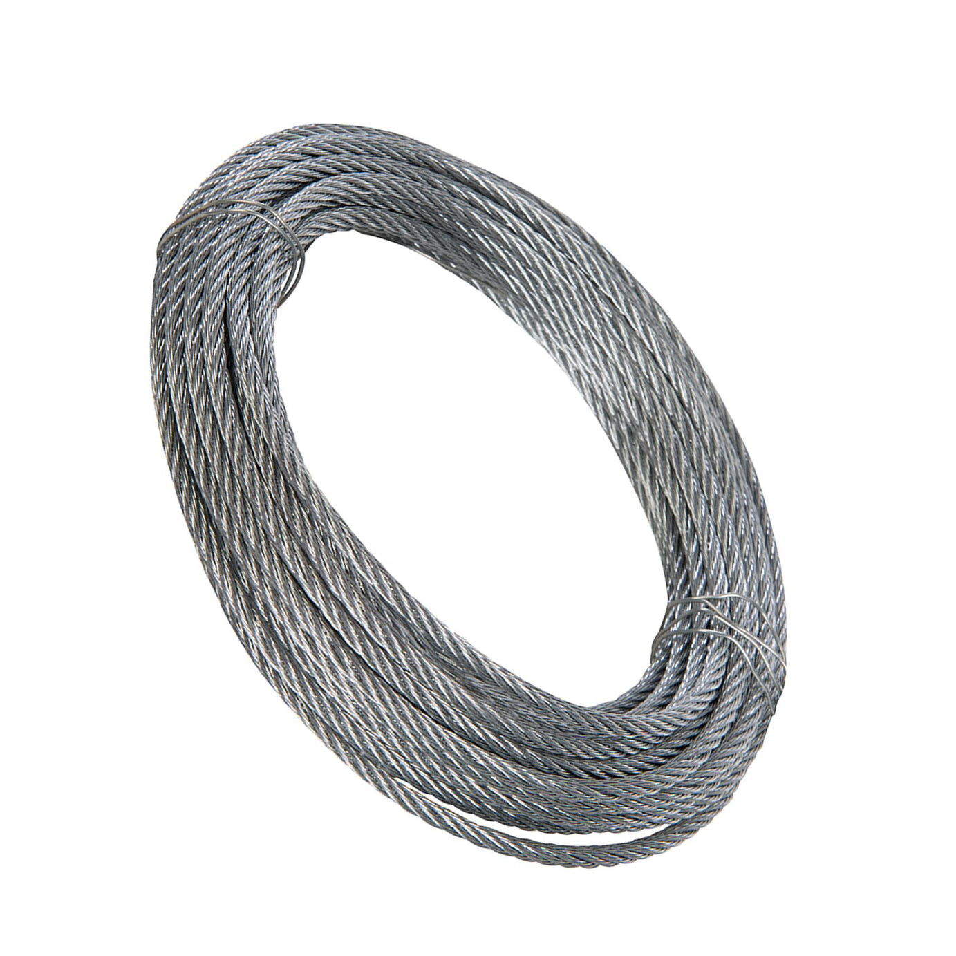 Galvanised Wire Rope - 6mm X 10M Zinc Plated Corrosion Resistant & Weatherproof