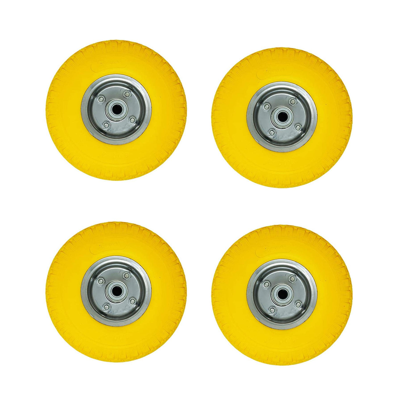 4 X10" Tyre Wheel Replacement No More Flats Sack Truck Trolley Cart