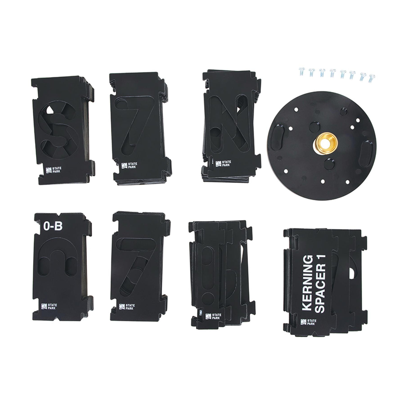 Interlock Signmakers Kit 2-1/4" Template thickness 2mm (3/32")