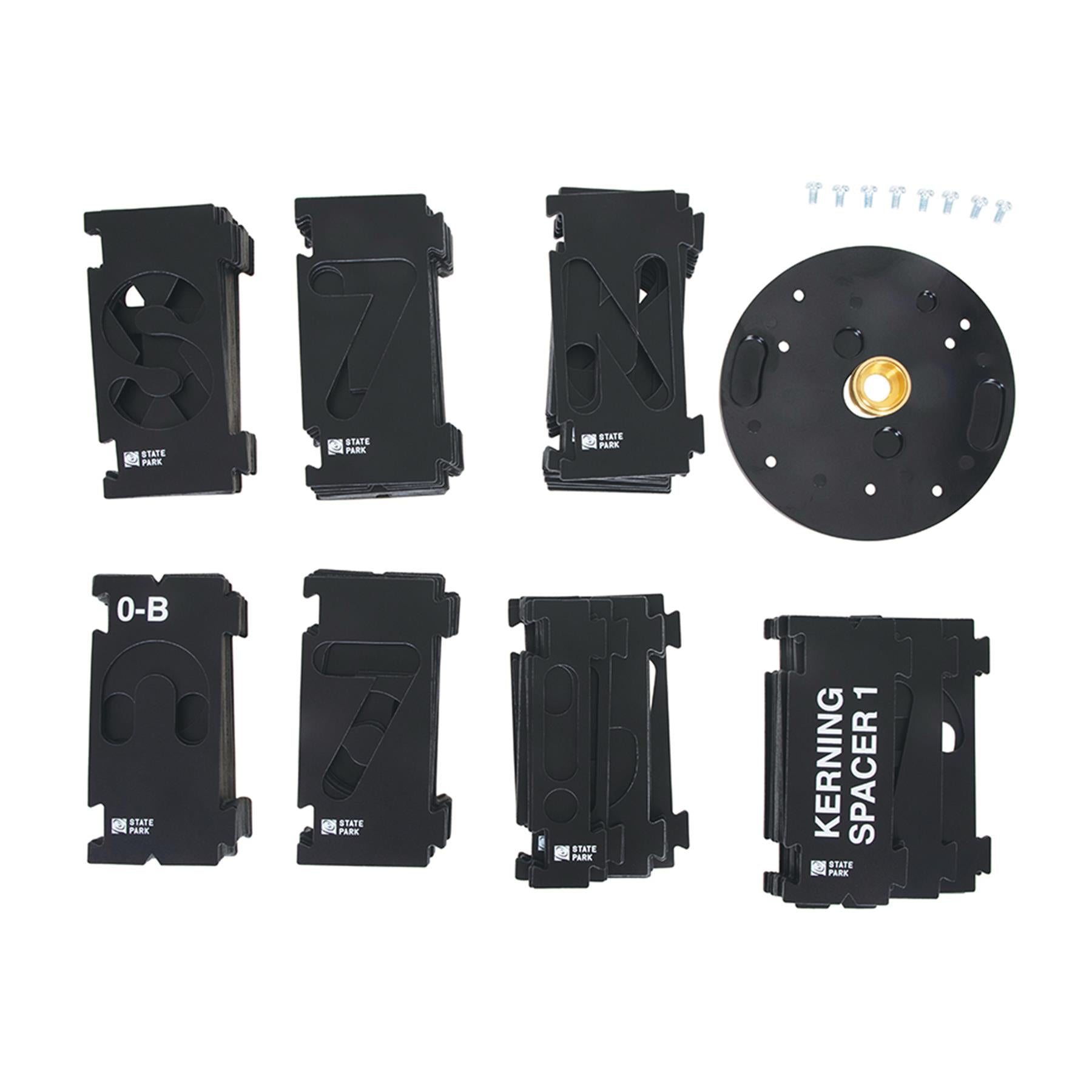 Interlock Signmakers Kit 2-1/4" Template thickness 2mm (3/32")