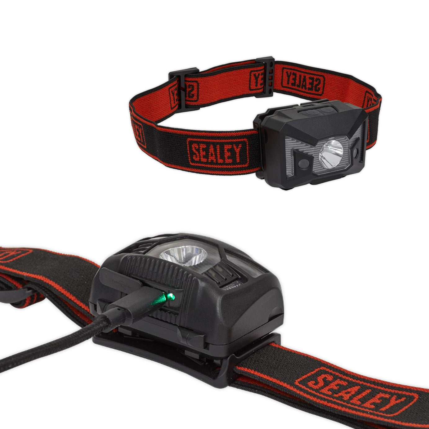 Sealey Rechargeable Head Torch 3W CREE XPE LED Auto-Sensor