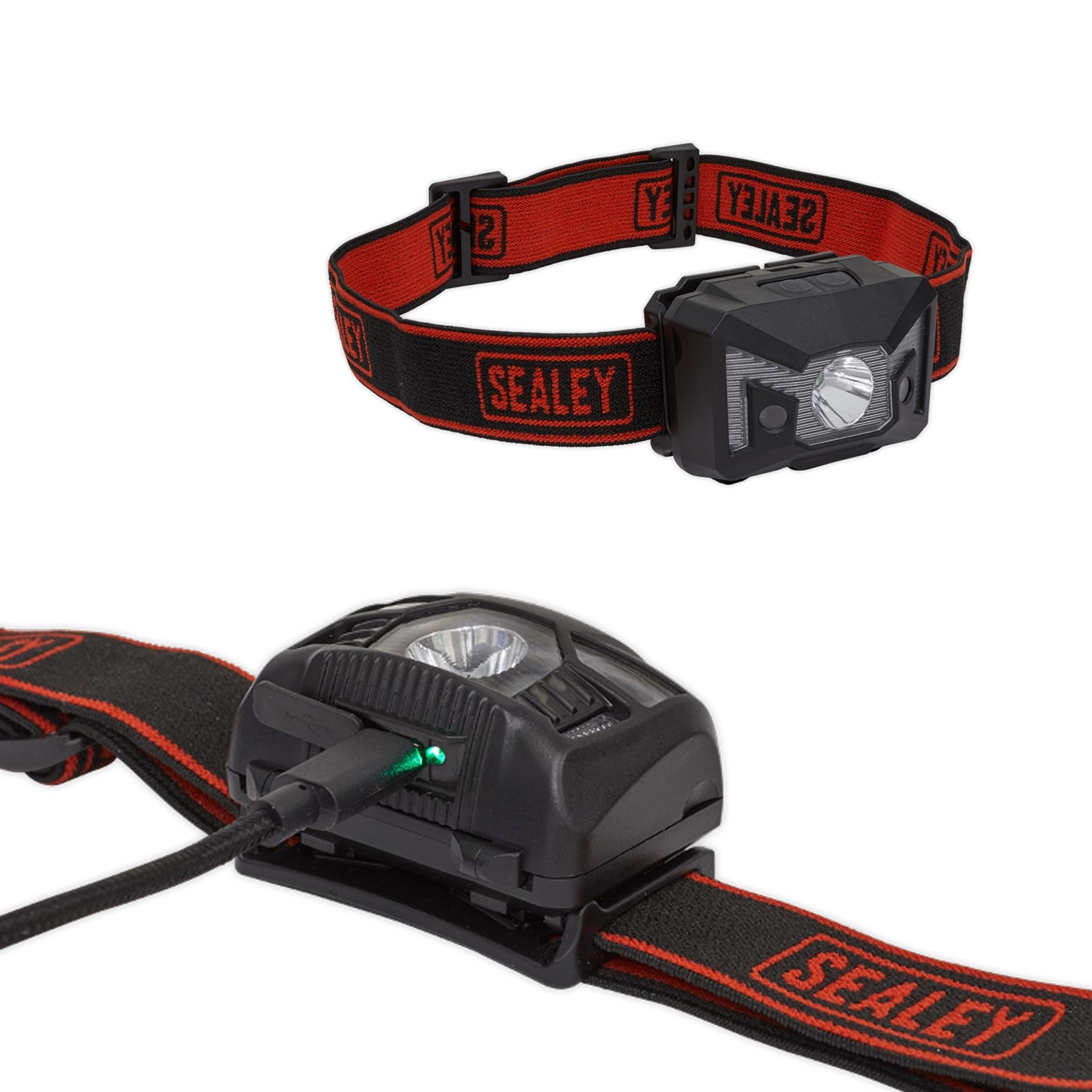 Sealey Rechargeable Head Torch 3W CREE XPE LED Auto-Sensor
