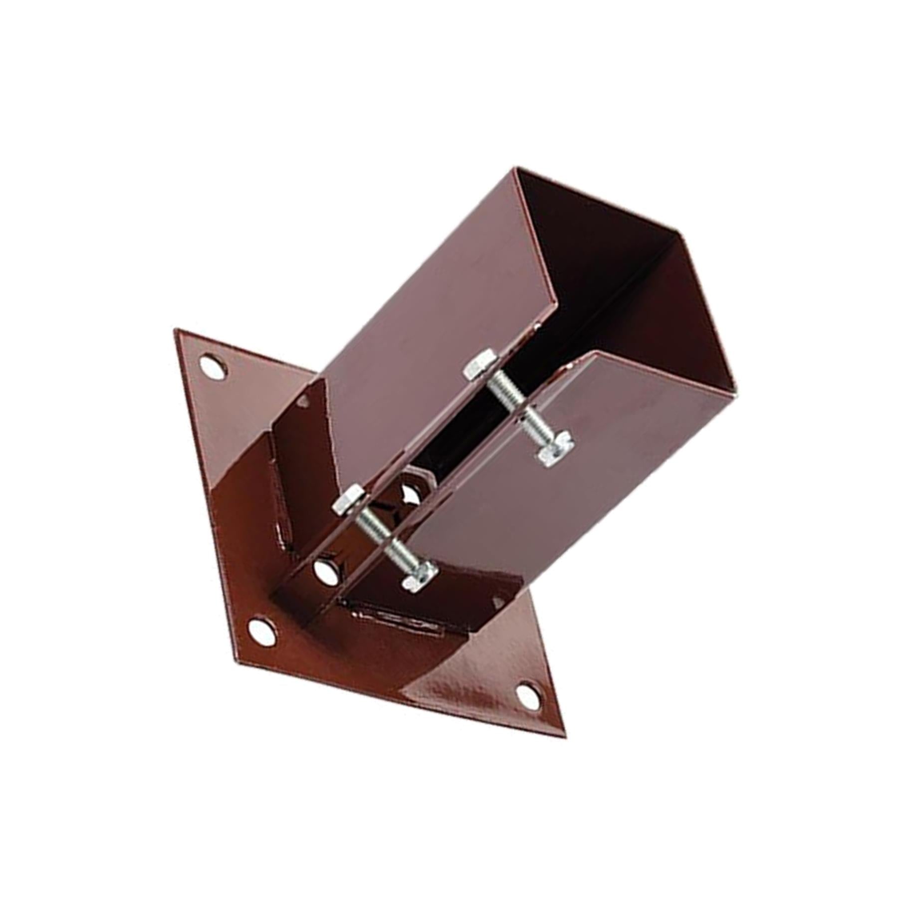 Fence Post Holders / Support - Metal - 3" Bolt Down 75 mm Like Metpost Bolt Grip 12PC