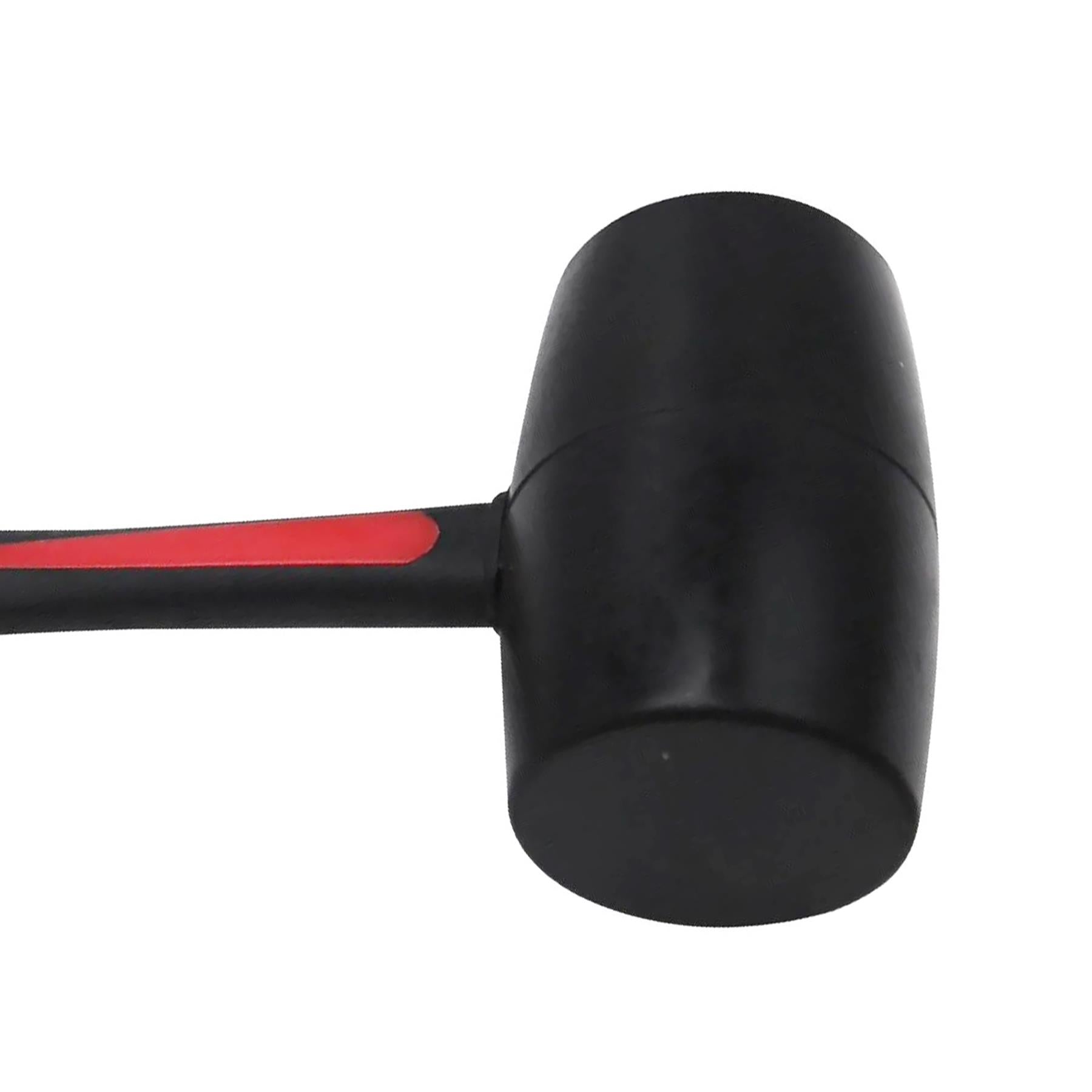 32oz black rubber mallet