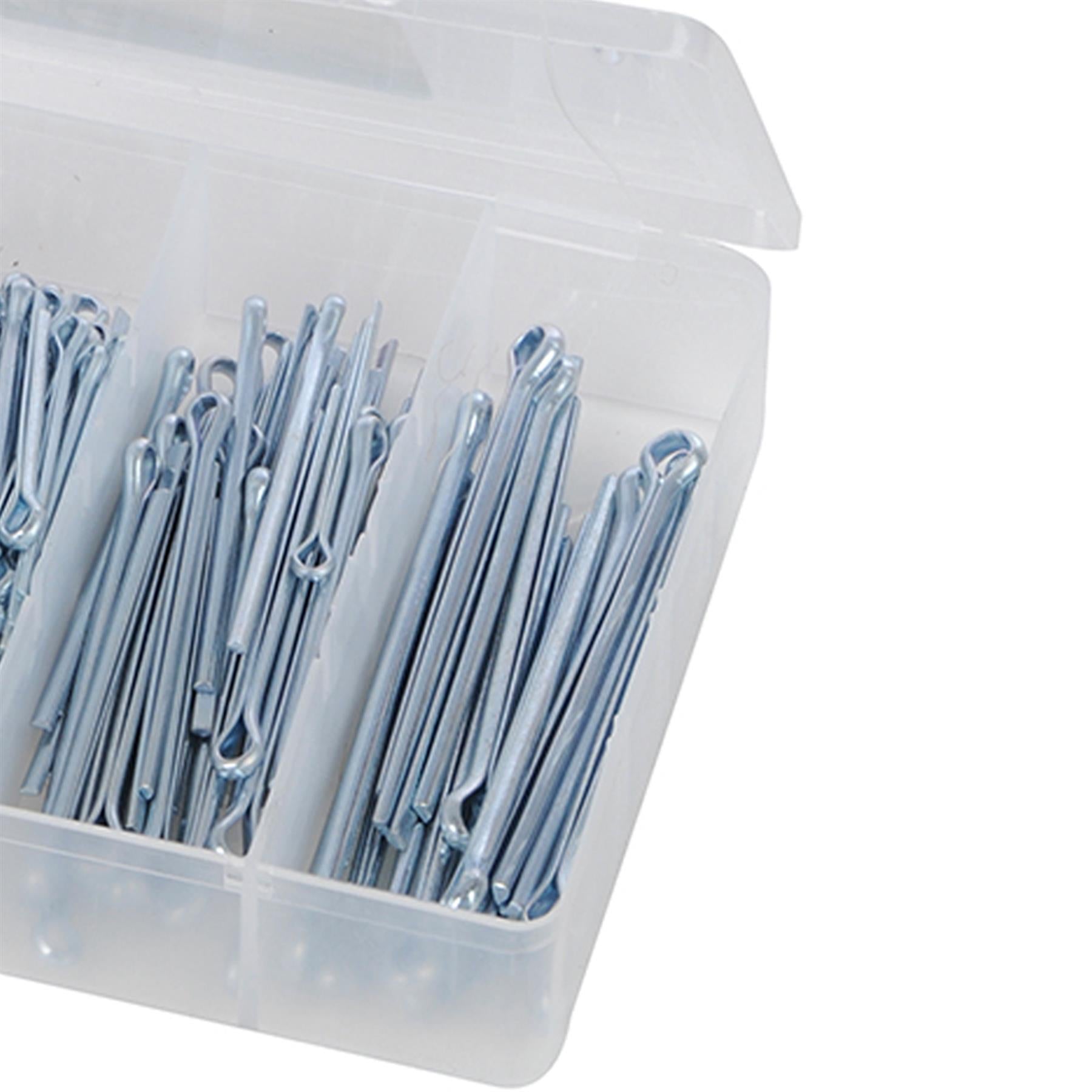 555Pce Split Pins Cotter Fixings Secure Assortment Box Corrosion Resistance