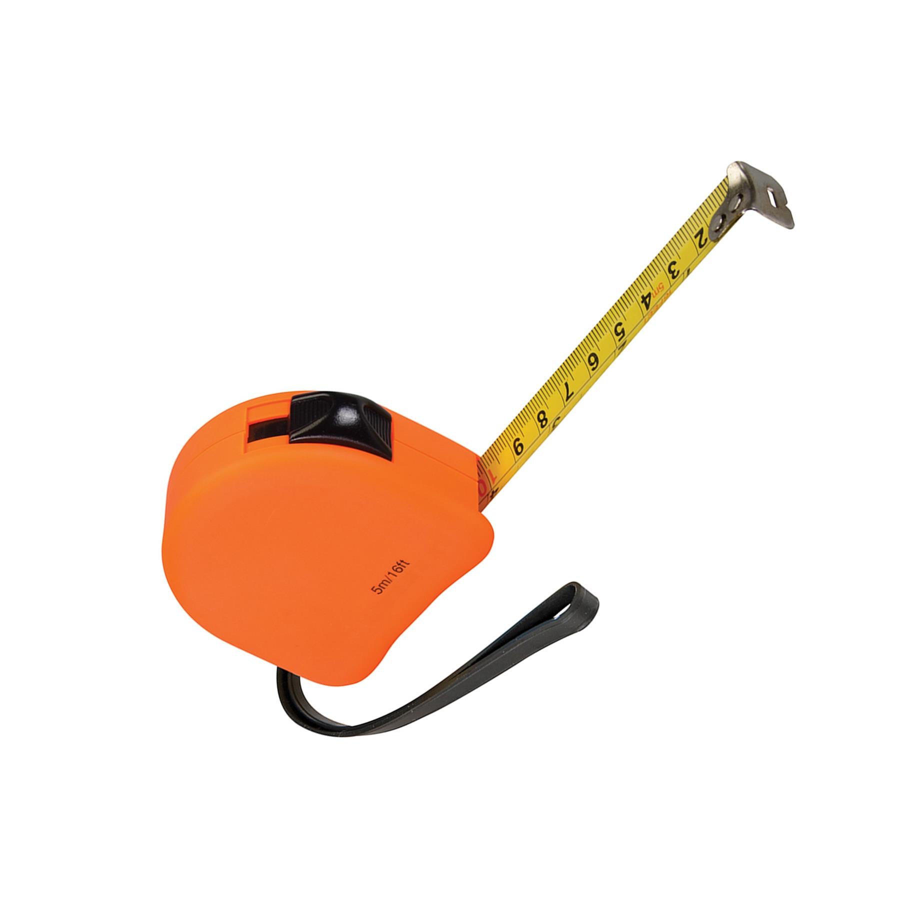 Hi-Vis Contour Tape 5M X 19mm Building Woodwork Ruler Strap Diy Brand New