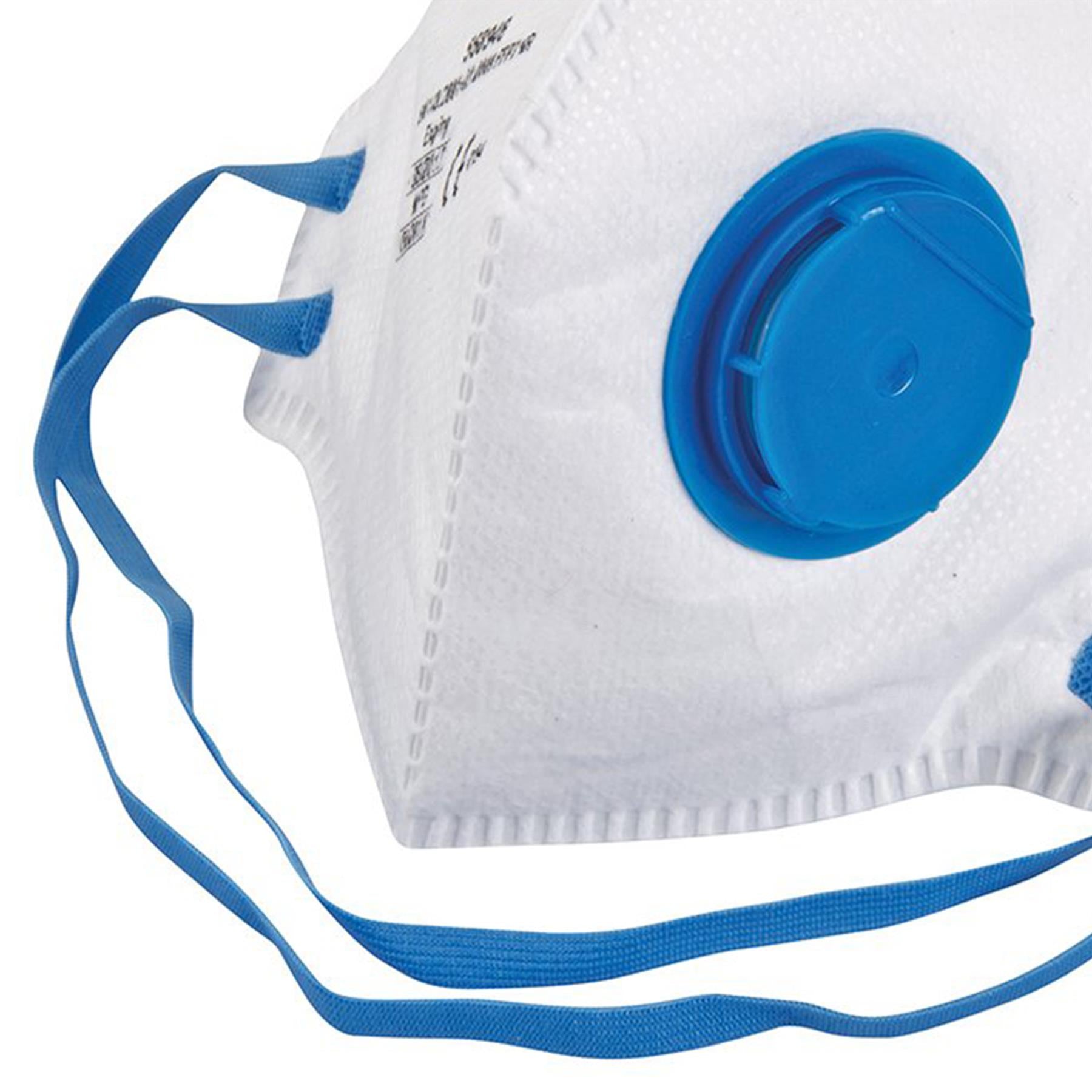 20x Face Mask Respirator FFP2 Valved Sanding Paint Aerosol Dust Safety