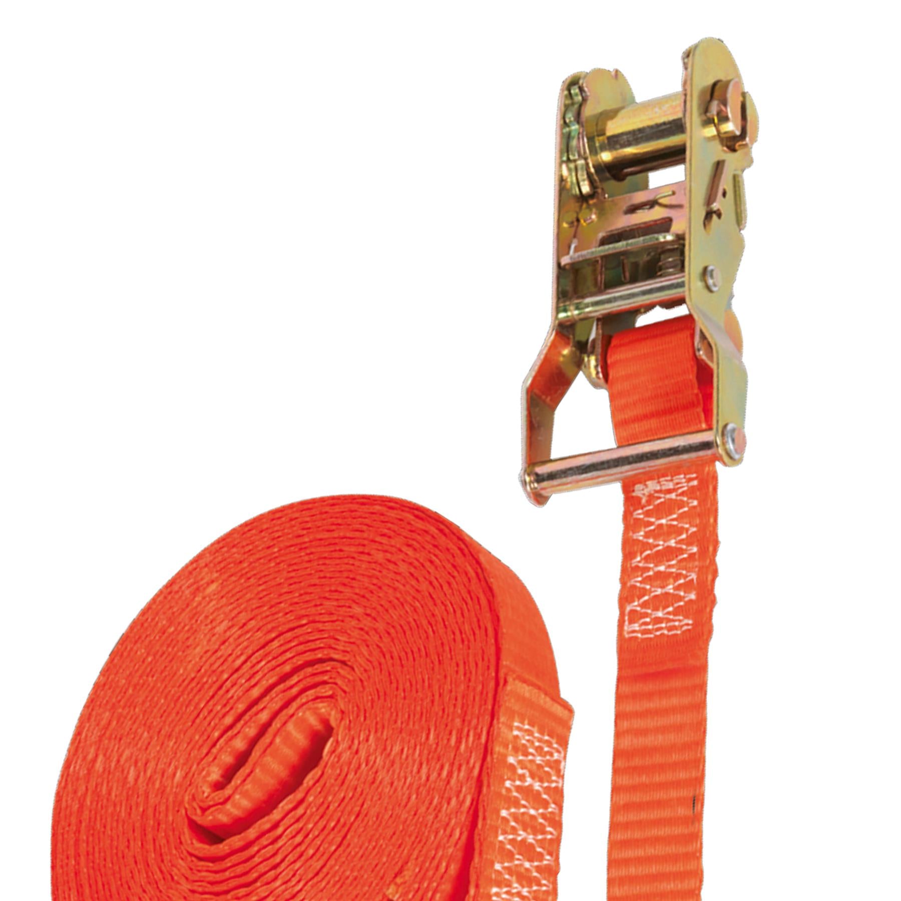 Sealey Ratchet Tie Down 25mm x 8m Poly Web 1500kg Load Test