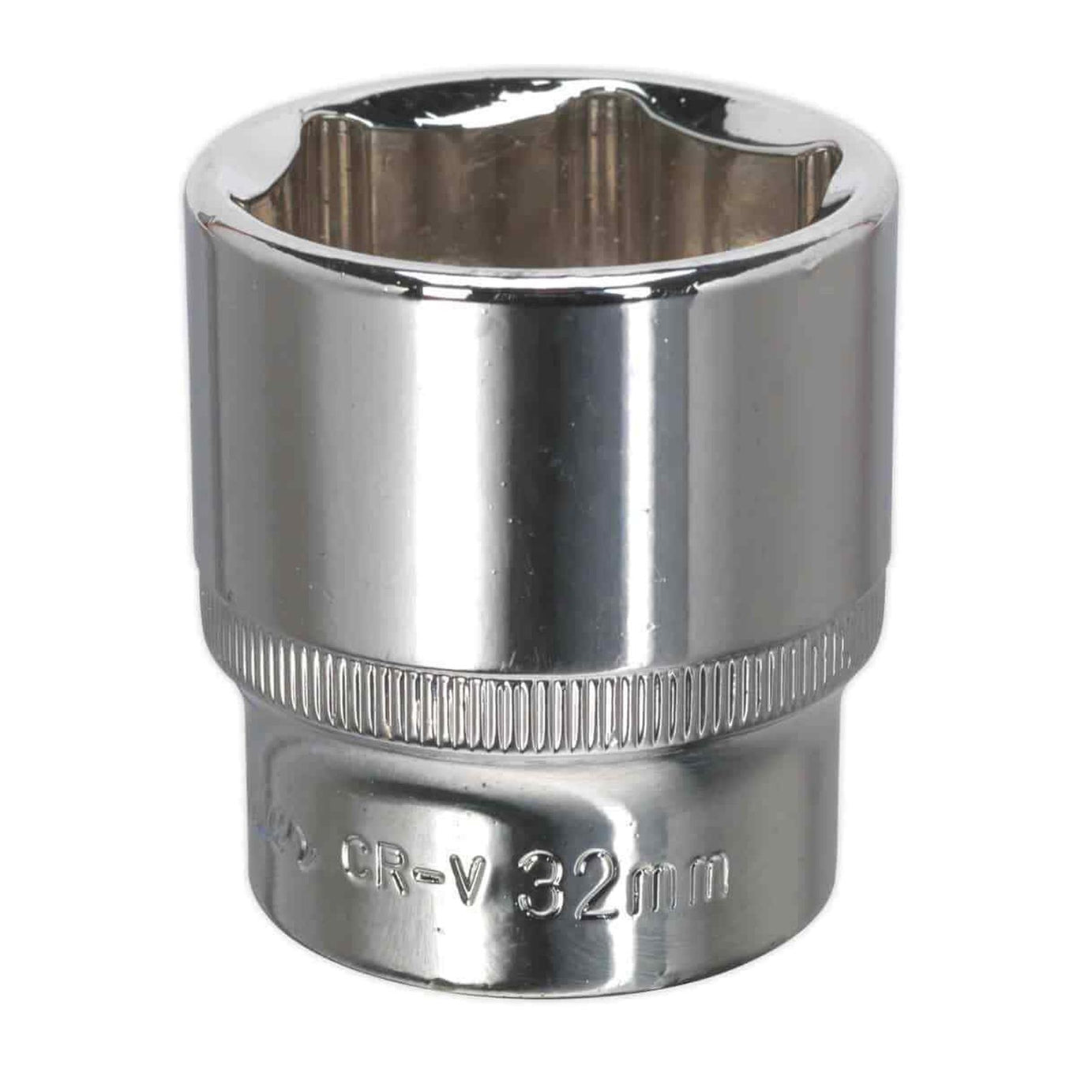 Sealey WallDrive Socket 32mm 1/2"Sq Drive Fully Polished