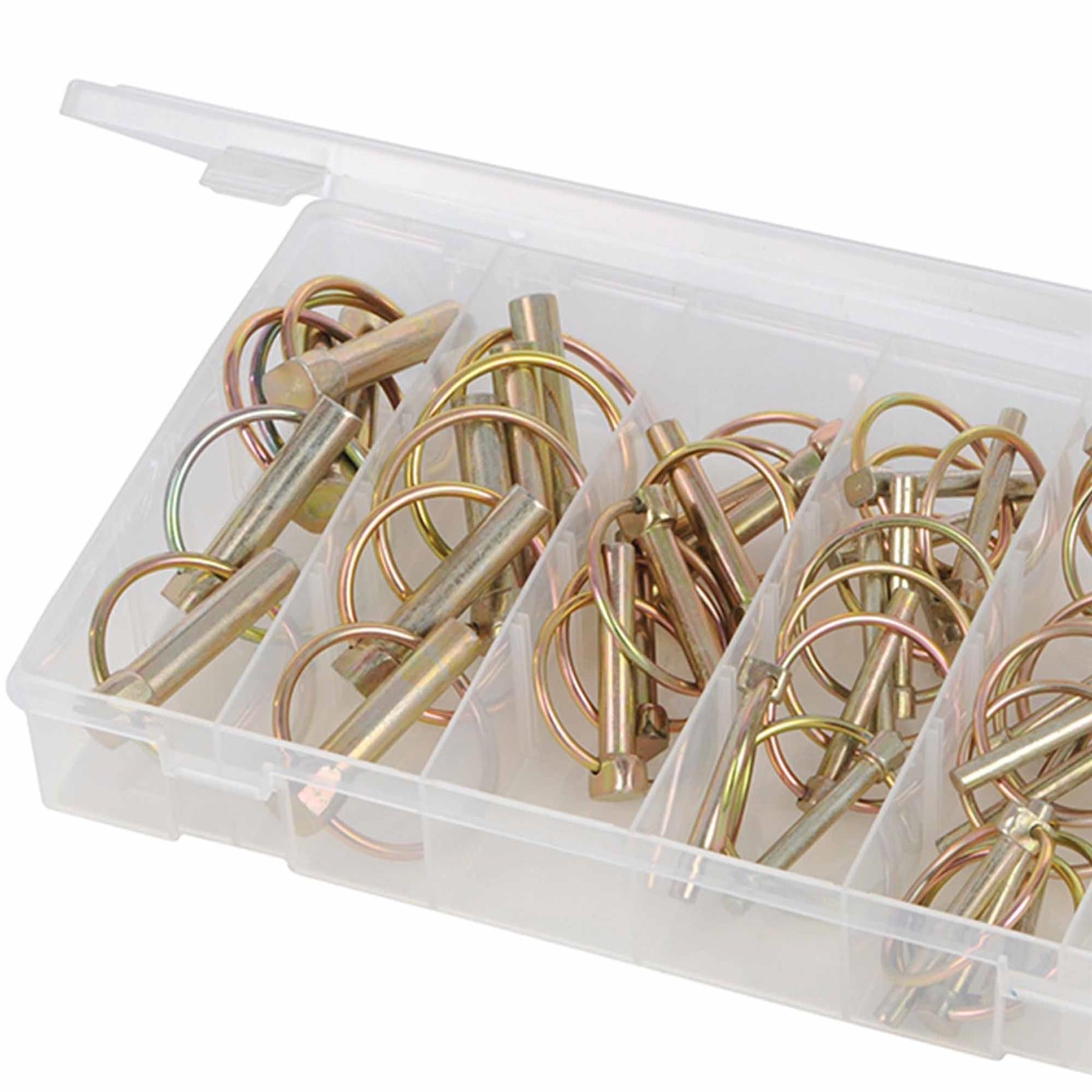 50Pce Lynch Pins Lorry Tractor Secure Fix Farming Garden Corrosion Resistance