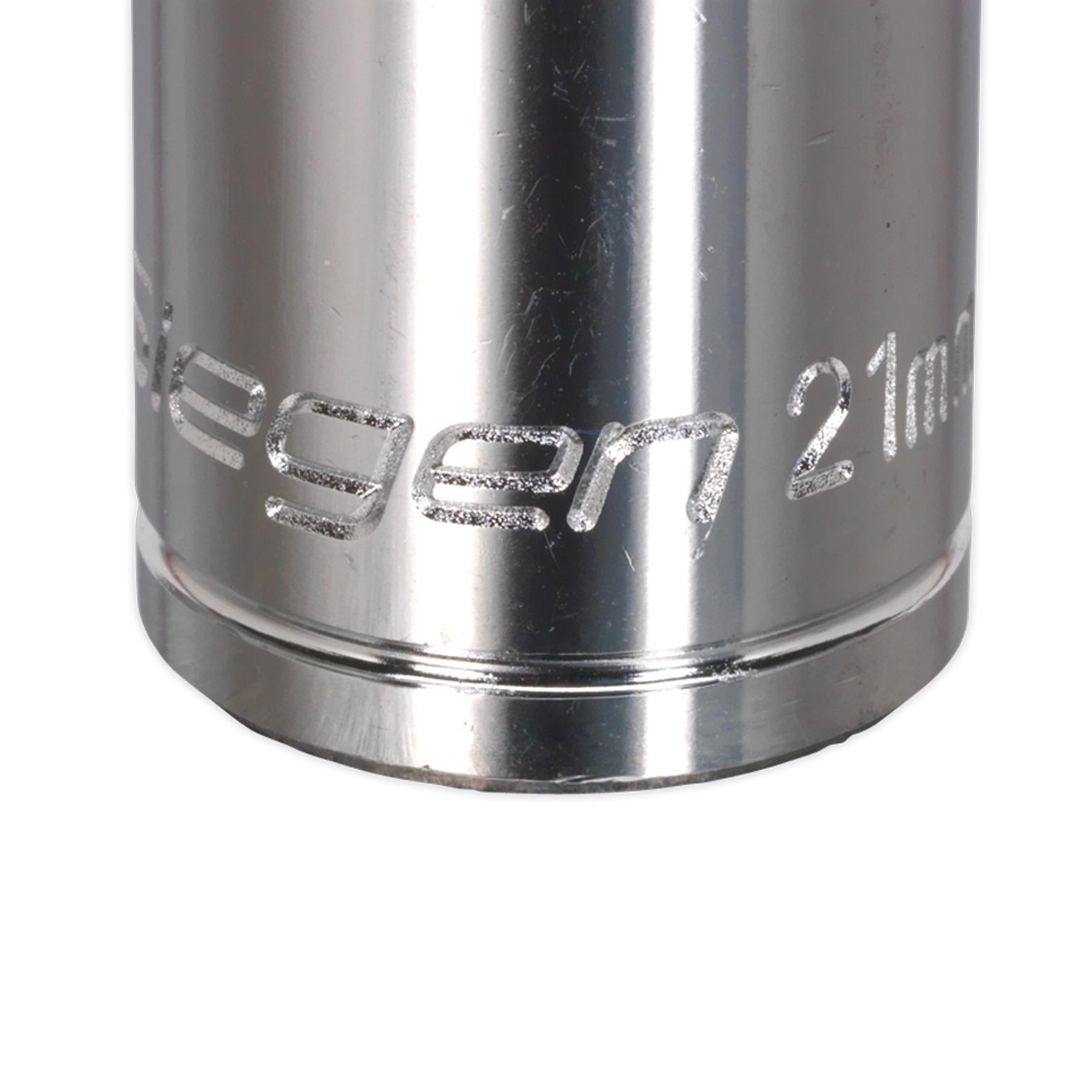 Sealey WallDrive Socket 21mm 1/2"Sq Drive