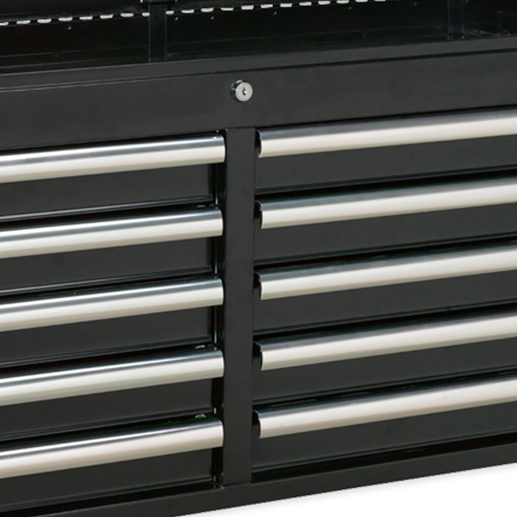 Sealey Topchest 10 Drawer with Ball Bearing Slides - Black