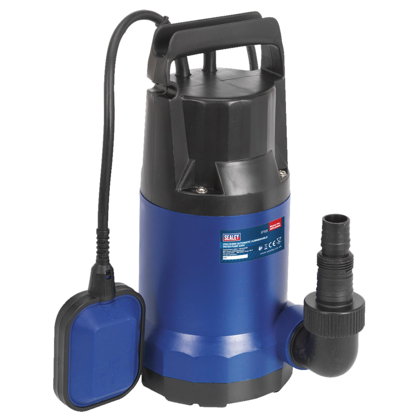 Sealey Submersible Water Pump Automatic 250L/min 230V